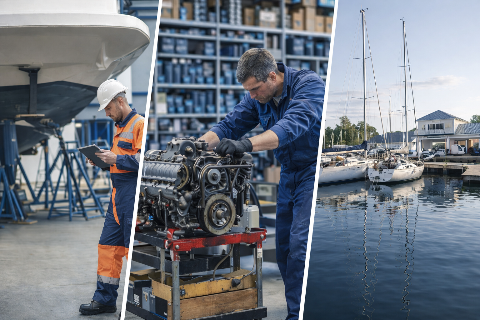 MarineParts – laevatehased, töökojad ja jahisadamad