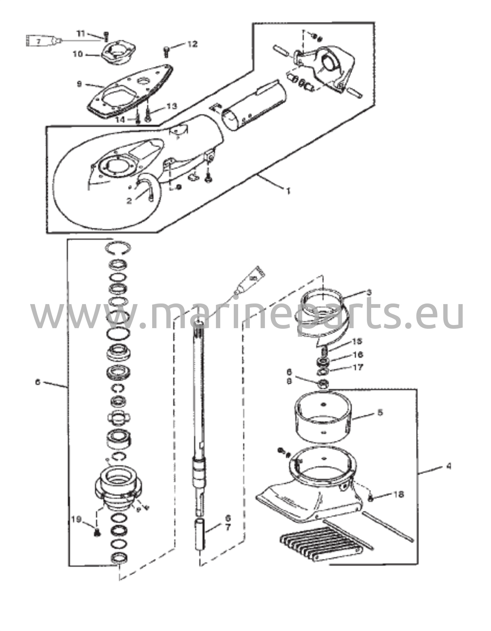 Ruiskupumpun kokoonpano (S/N 0G157845 ja sitä alemmat)