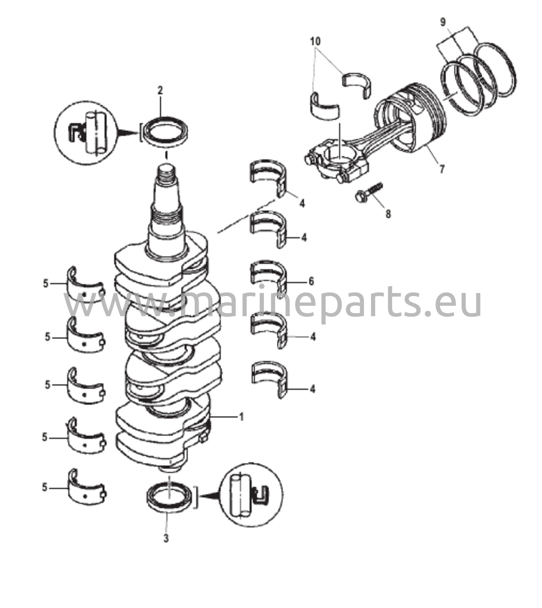 Kampiakseli MÄNTÄT JA KIINNITYSVARRET