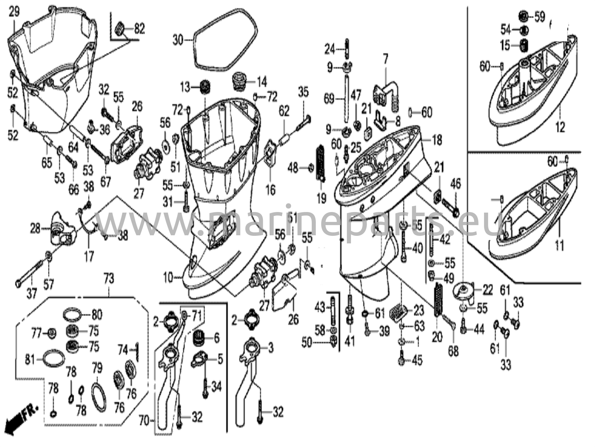 Voimansiirron akselinkotelo