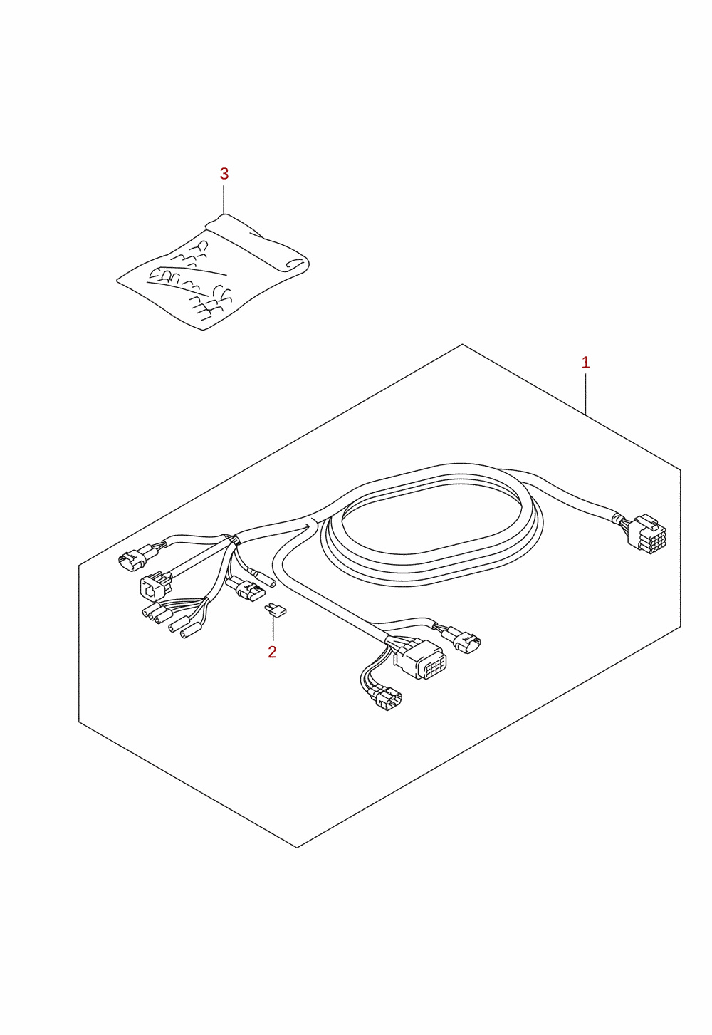Kaugjuhtimiskaabel (elektriline käivitus) (E-starter) (lisavarustus)
