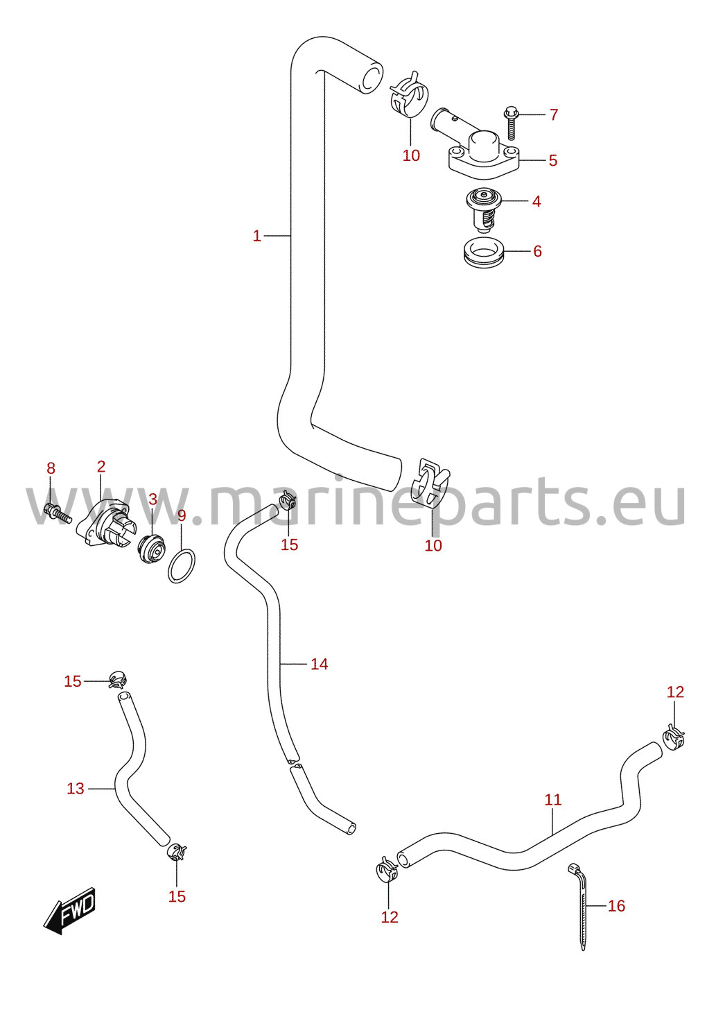 Termostat (DF70A, DF90A)