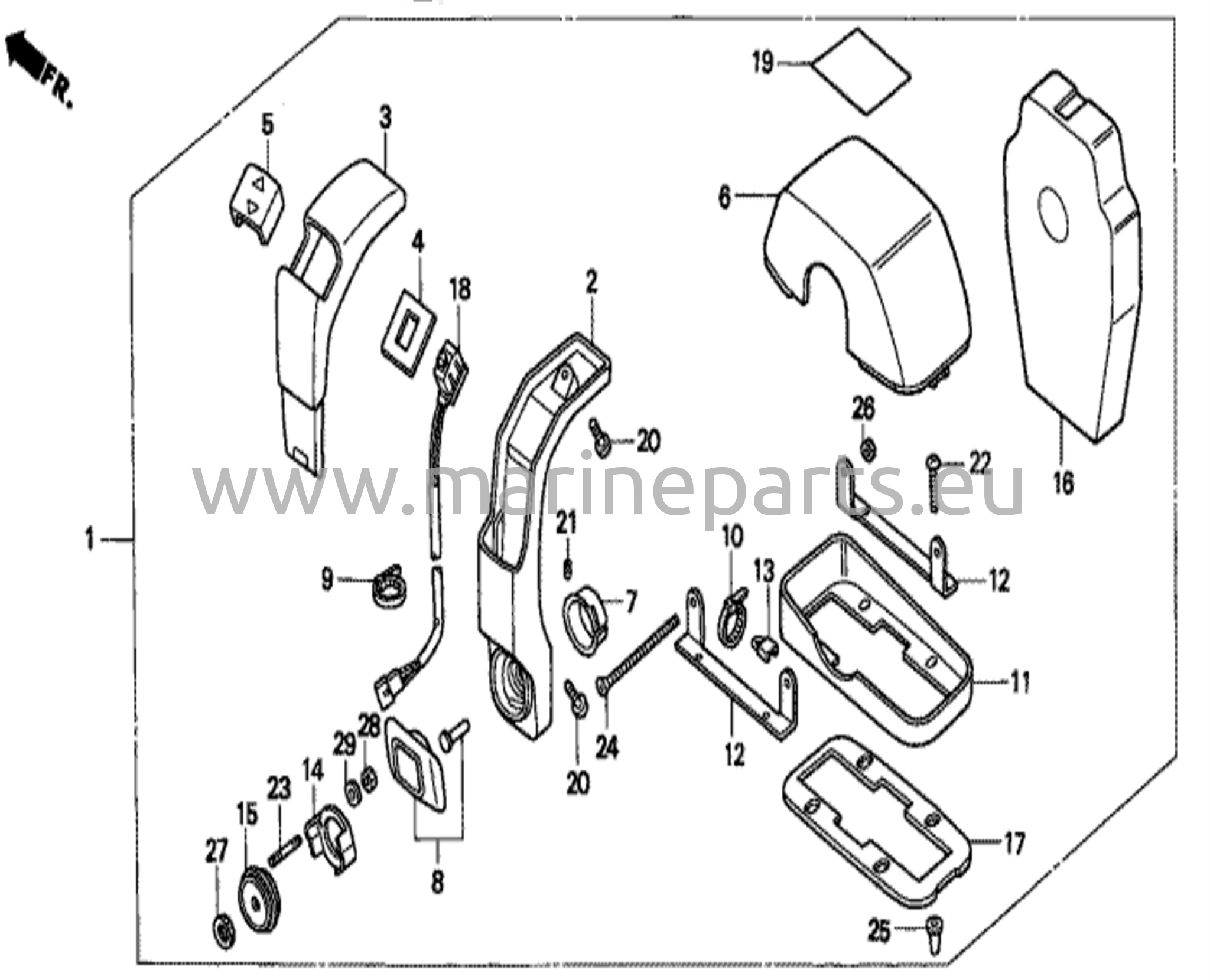 Kaukosäädin (yläasenteinen yksittäistyyppi)