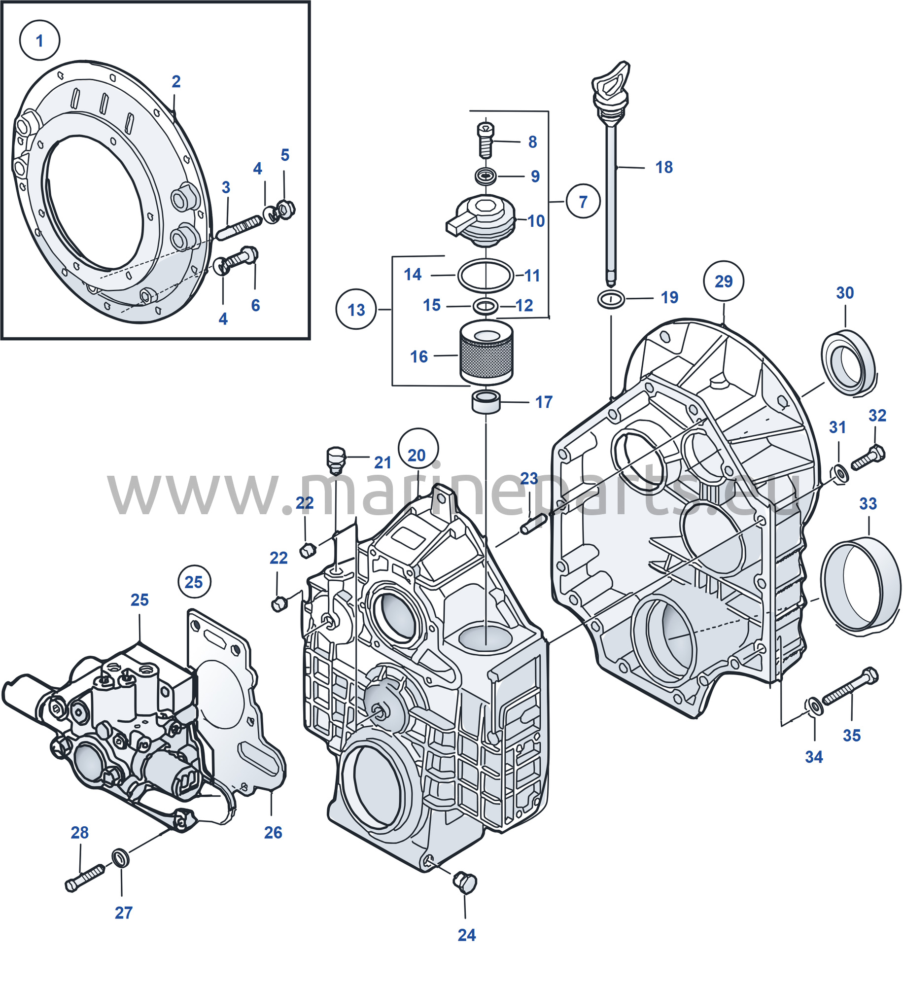 Reverse Gear HS80IVE-B, HS85IVE-A
