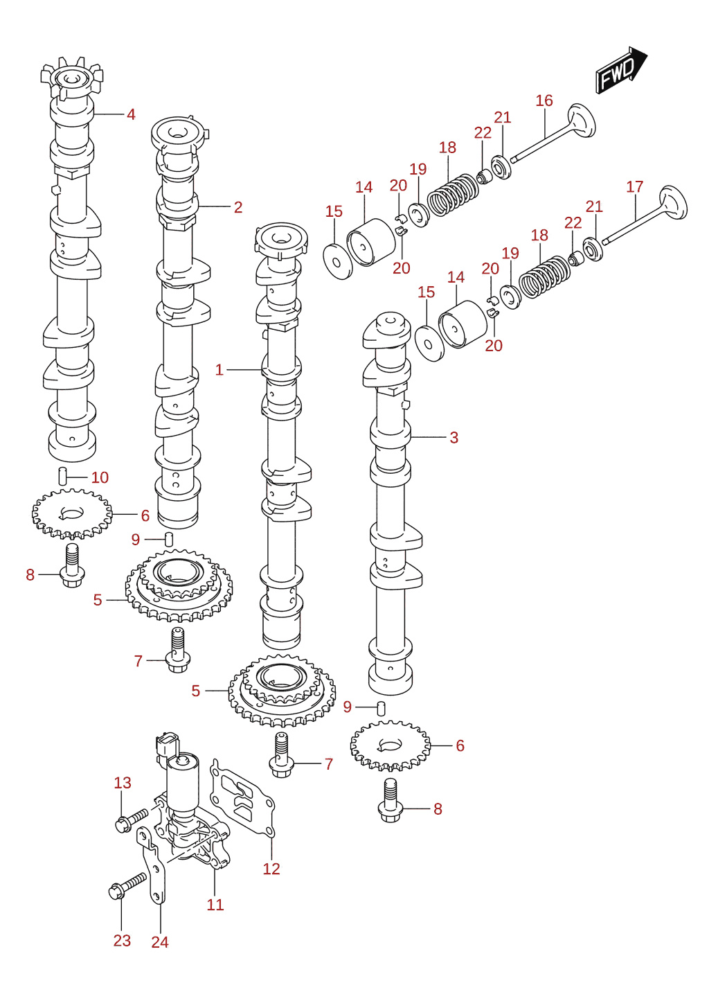 Camshaft (DF300)