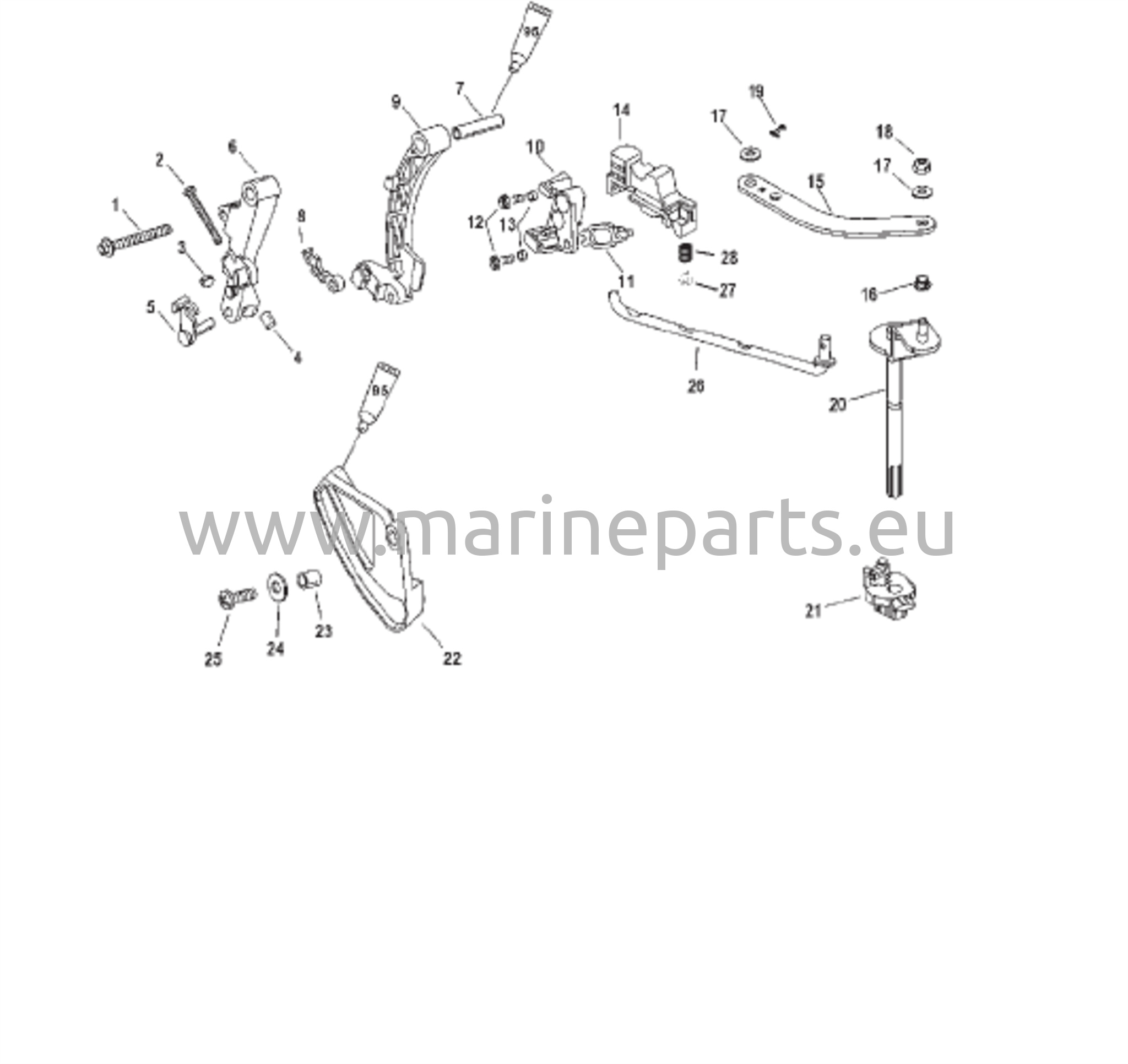 Välitysjärjestelmä (Manuaalinen Bigfoot-0G960499 ja sitä alemmat)