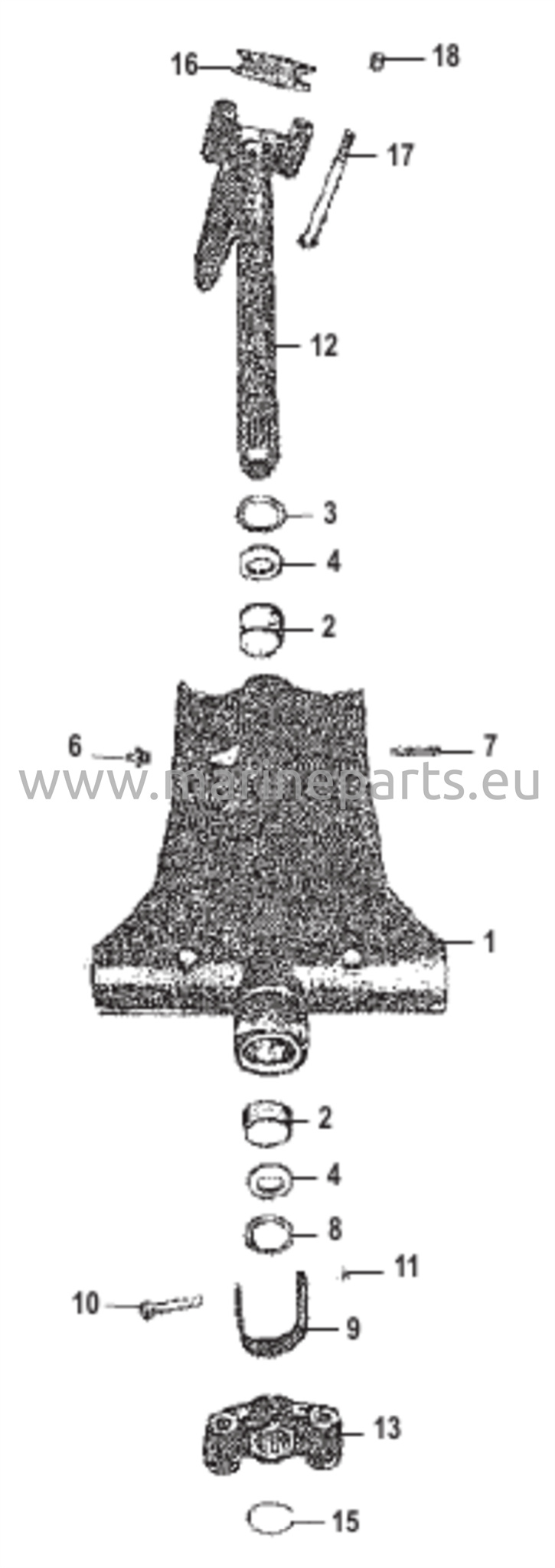 Kääntyvän kiinnikkeen kokoonpano