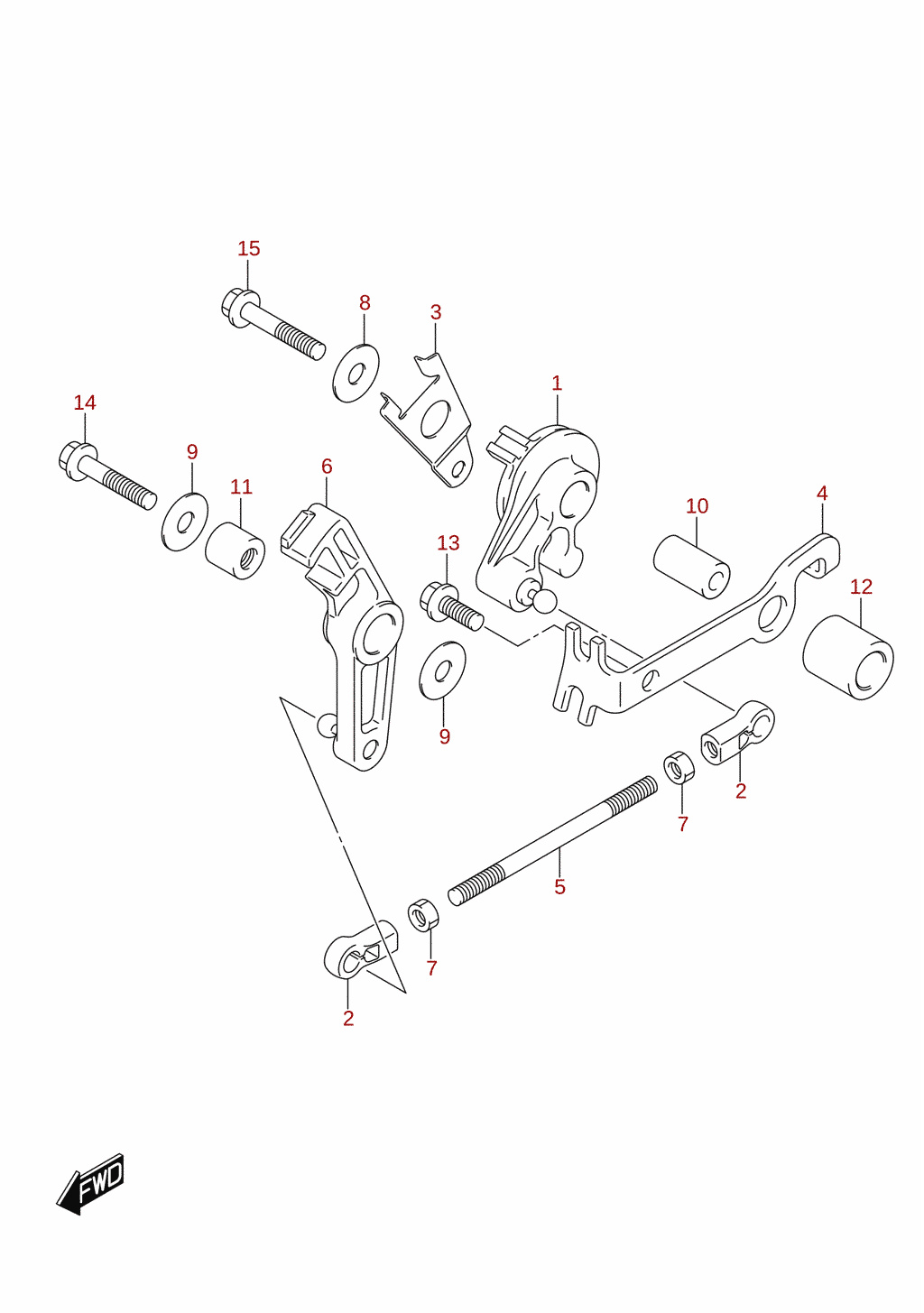 Throttle control (DF8A, DF9.9A)