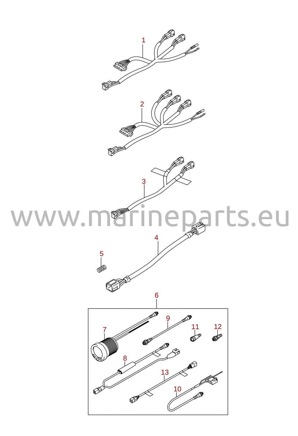 Instrument (2) (DF150TG, DF150ZG, DF175TG, DF175ZG) (optional)