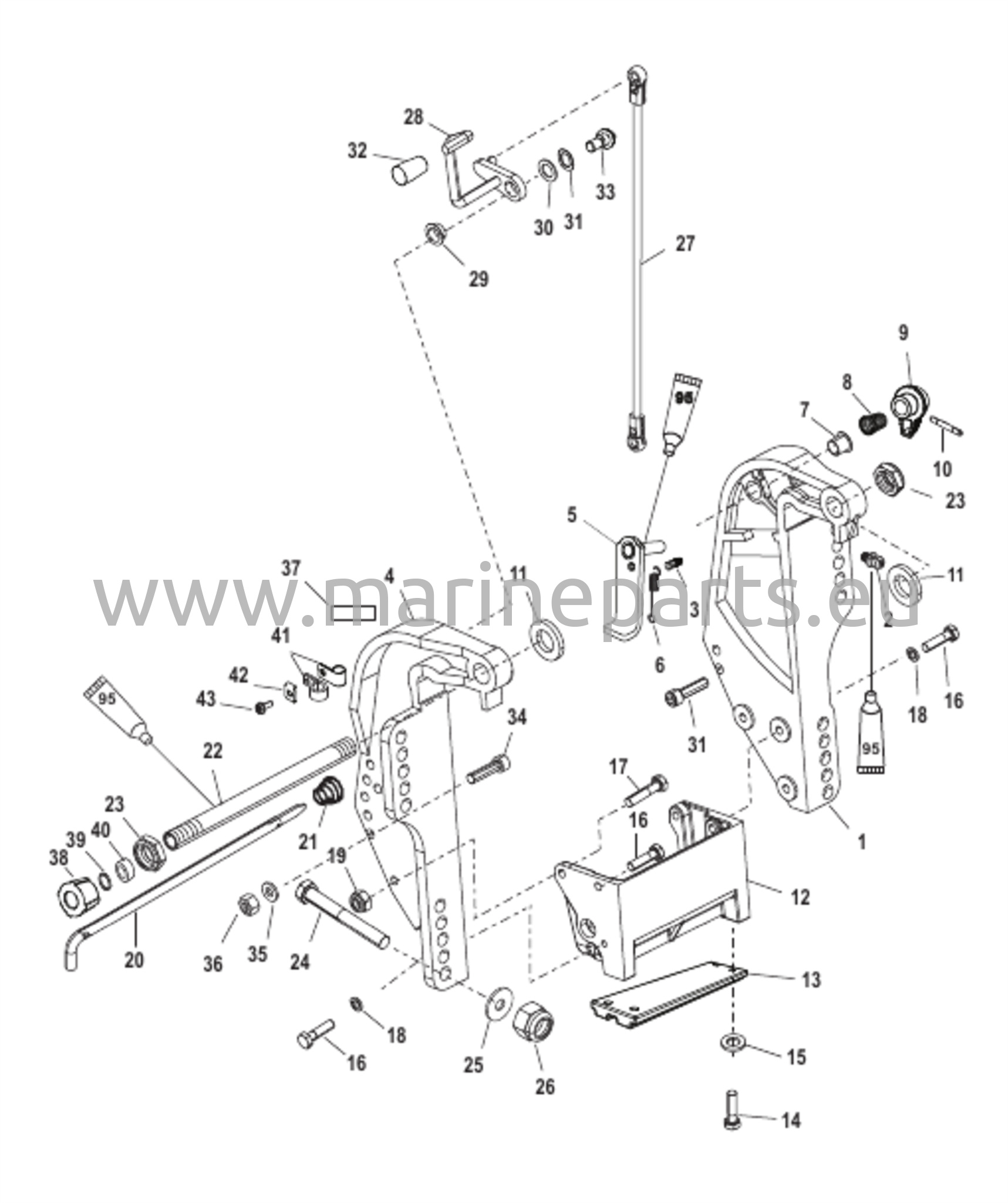 Transom Bracket 