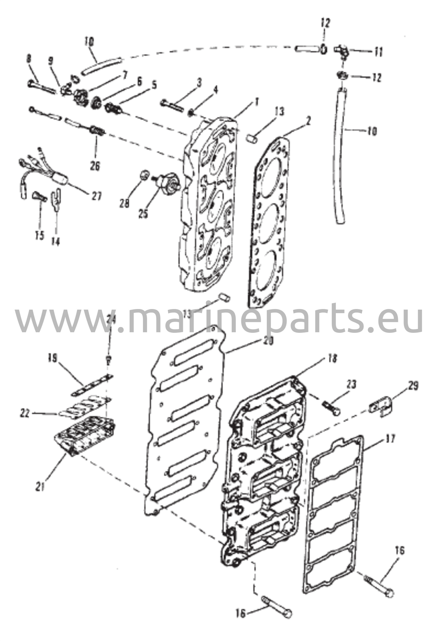 Kielipalikka ja sylinterikansi