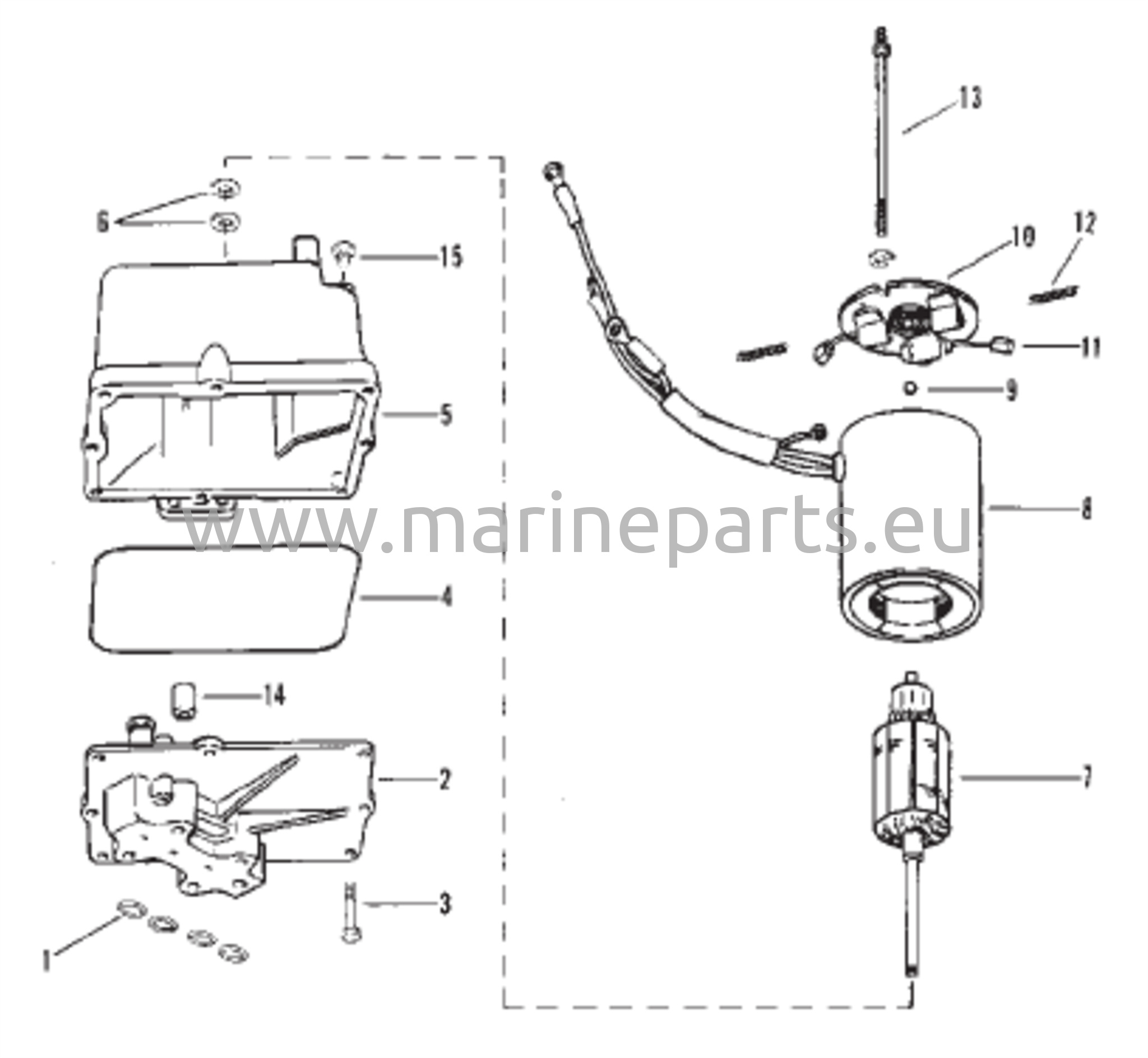 Hydraulipumpun kokoonpano (sähköinen kahva)