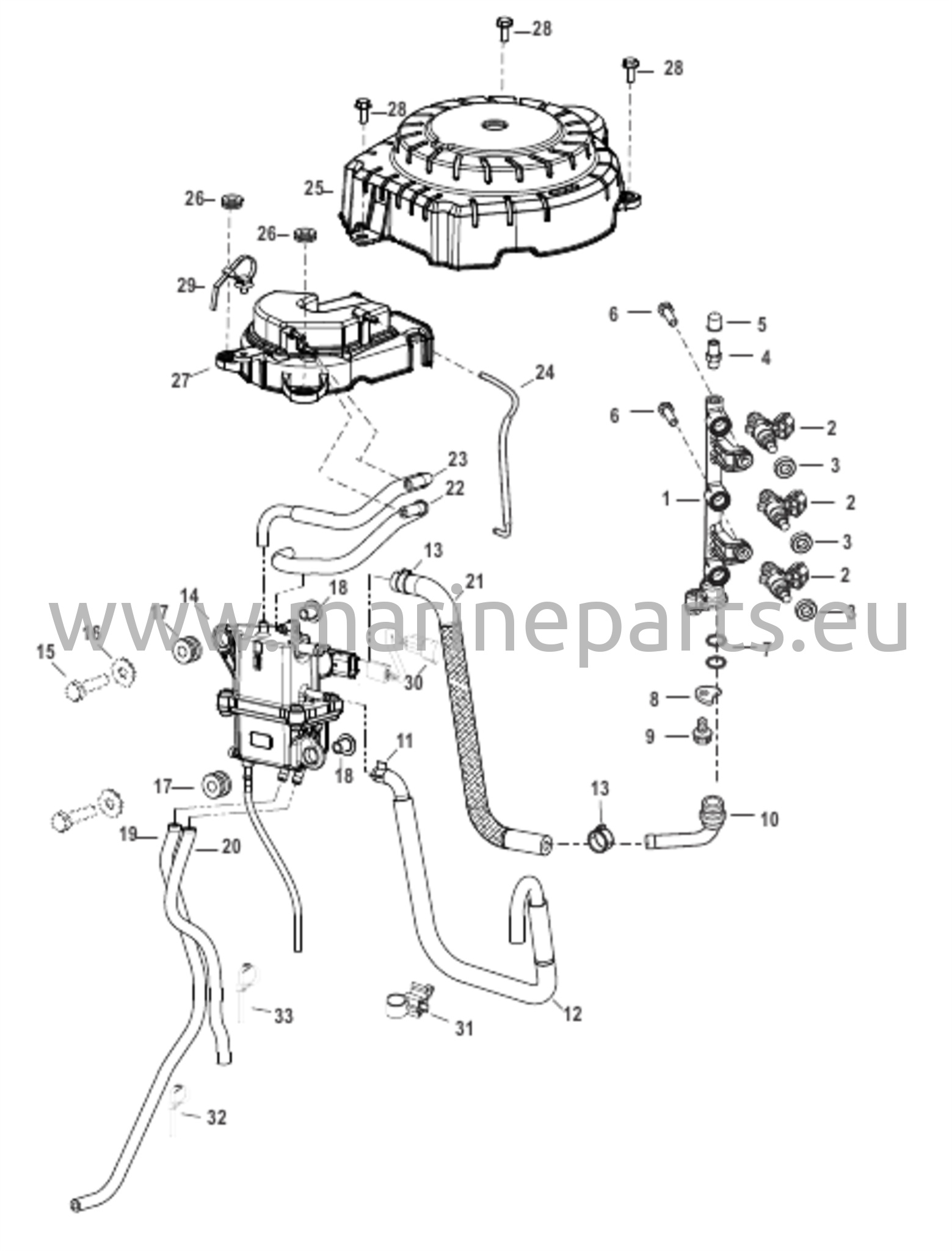Polttoainekisko ja höyrynerotin