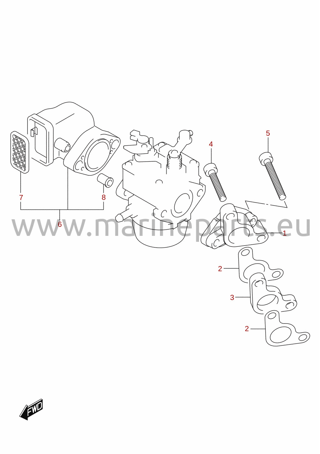 Intake pipe / silencer