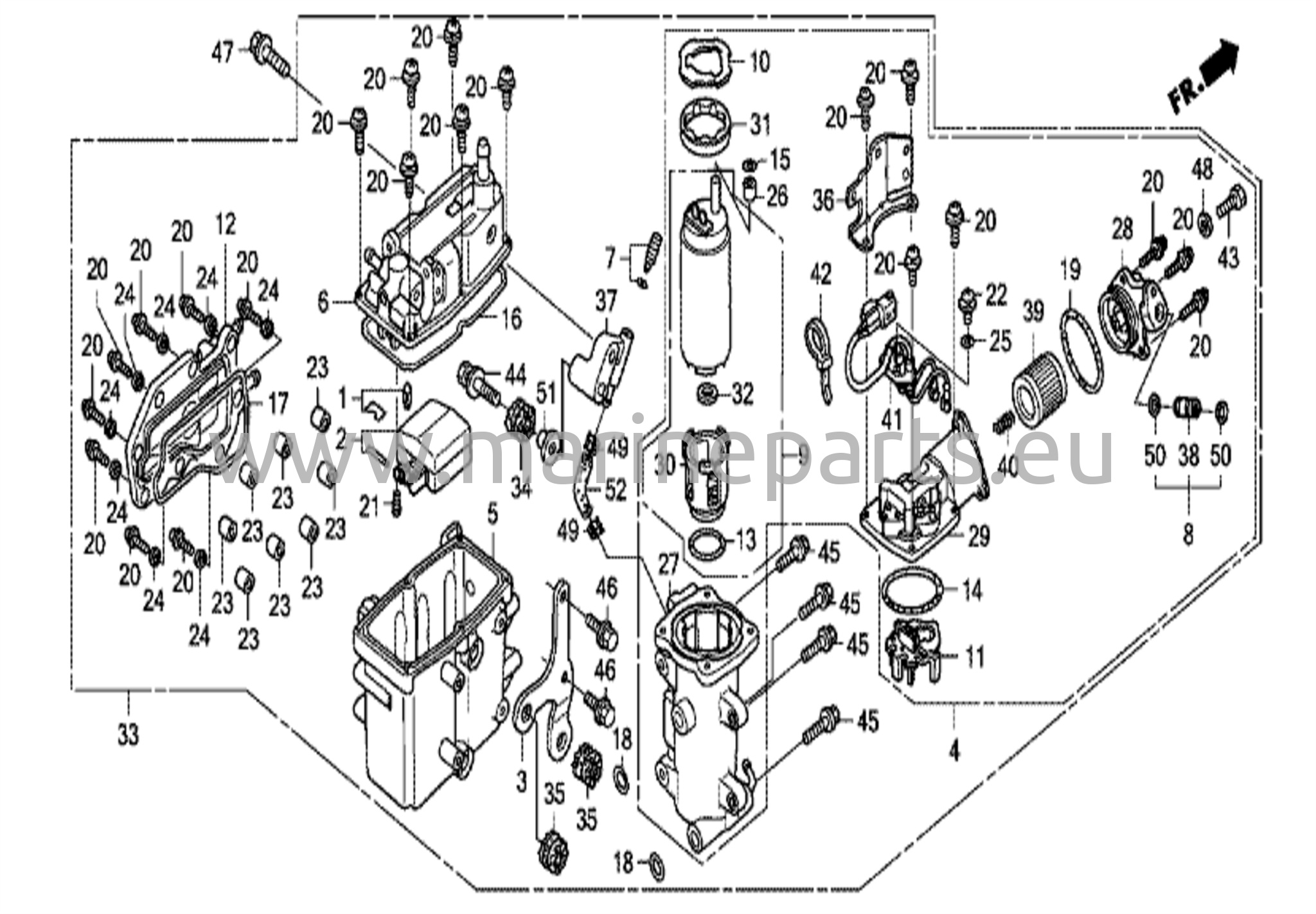 Höyryn erotin kokoonpano