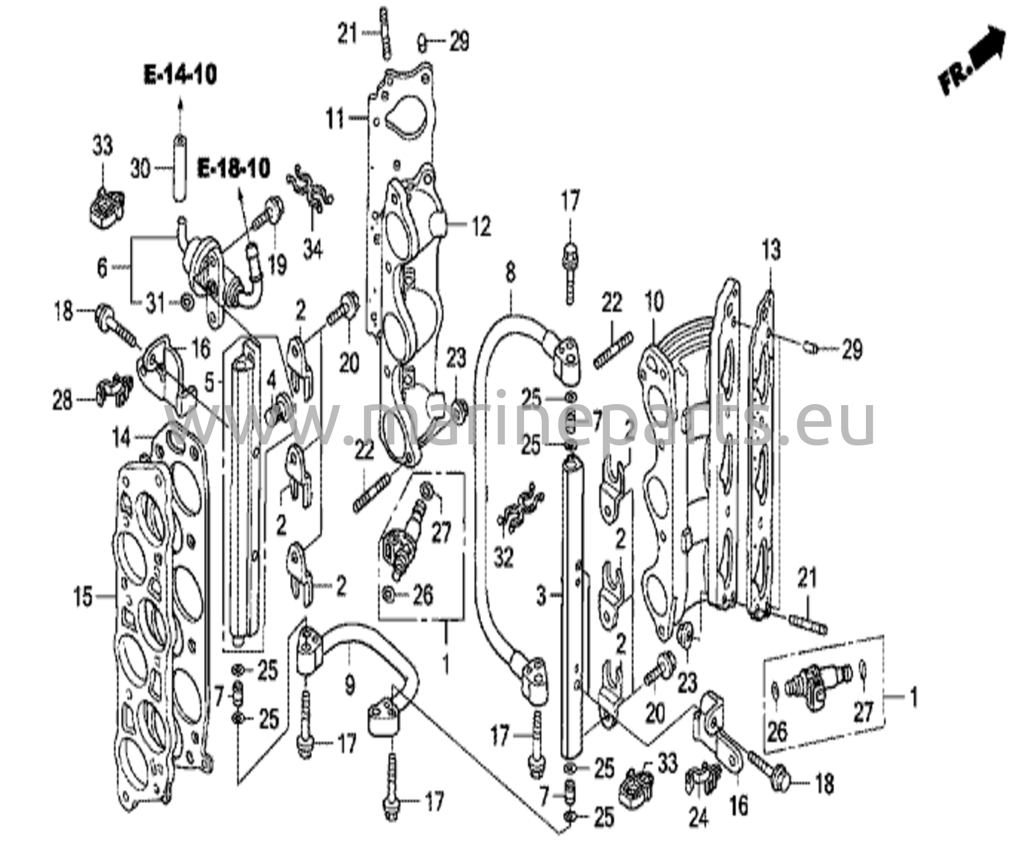 Bränslerör/injektor
