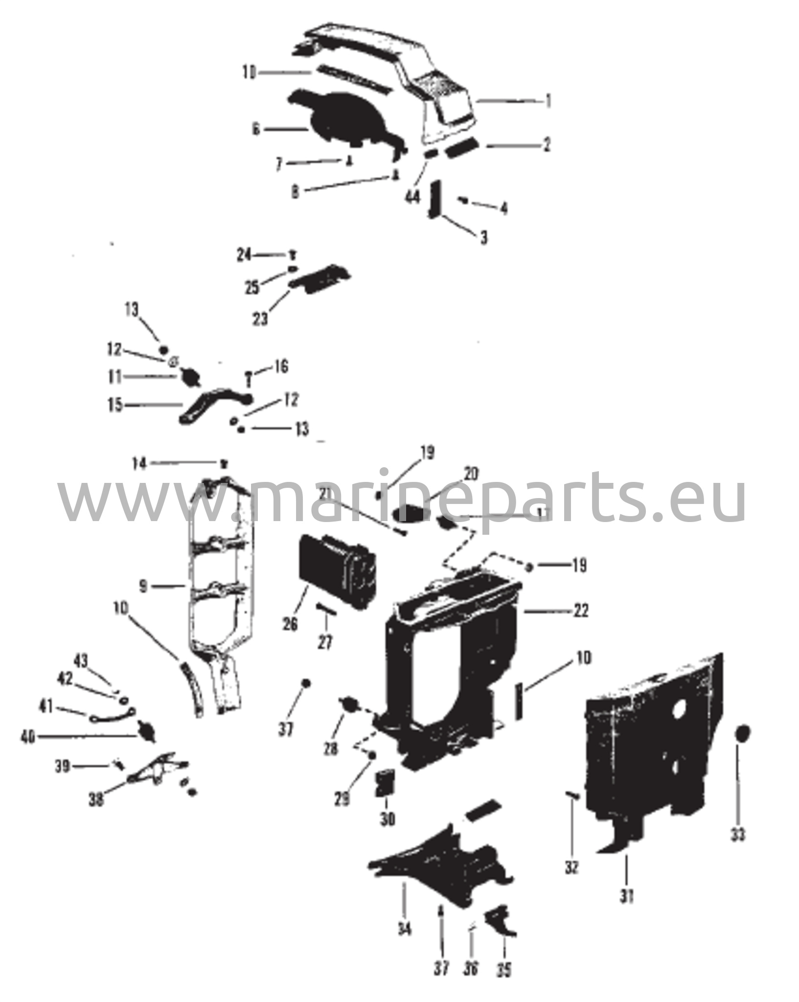 Cowl Support Brackets 