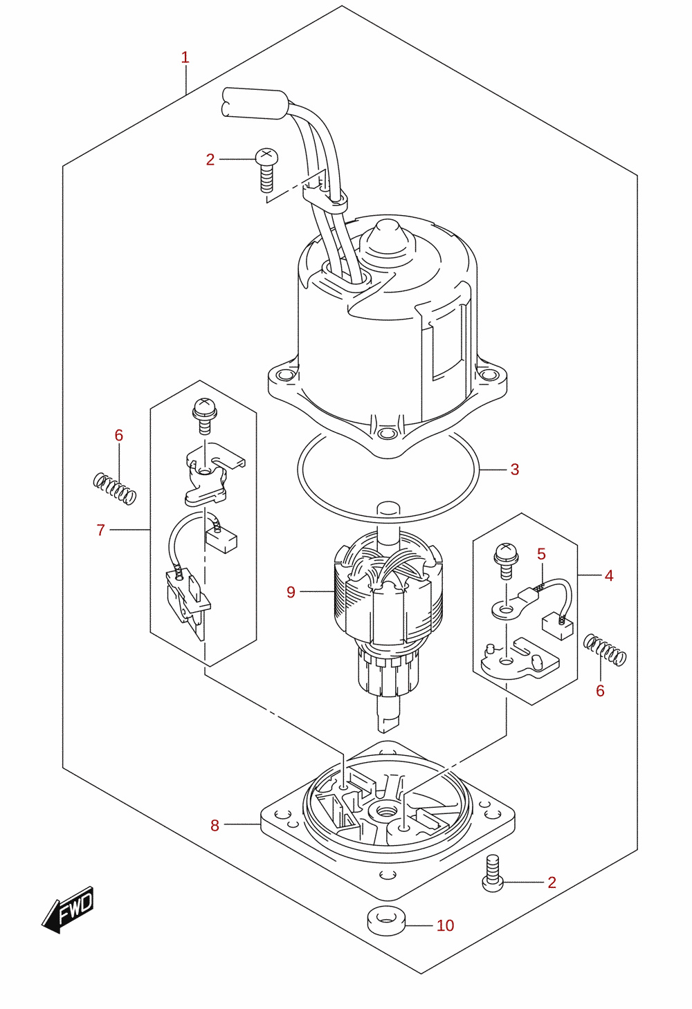PTT-motor (X/XX-transom)
