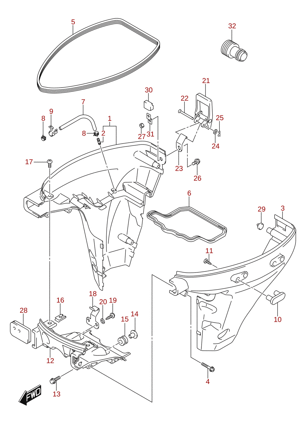 Tapa lateral (DF8AR, DF9.9AR)