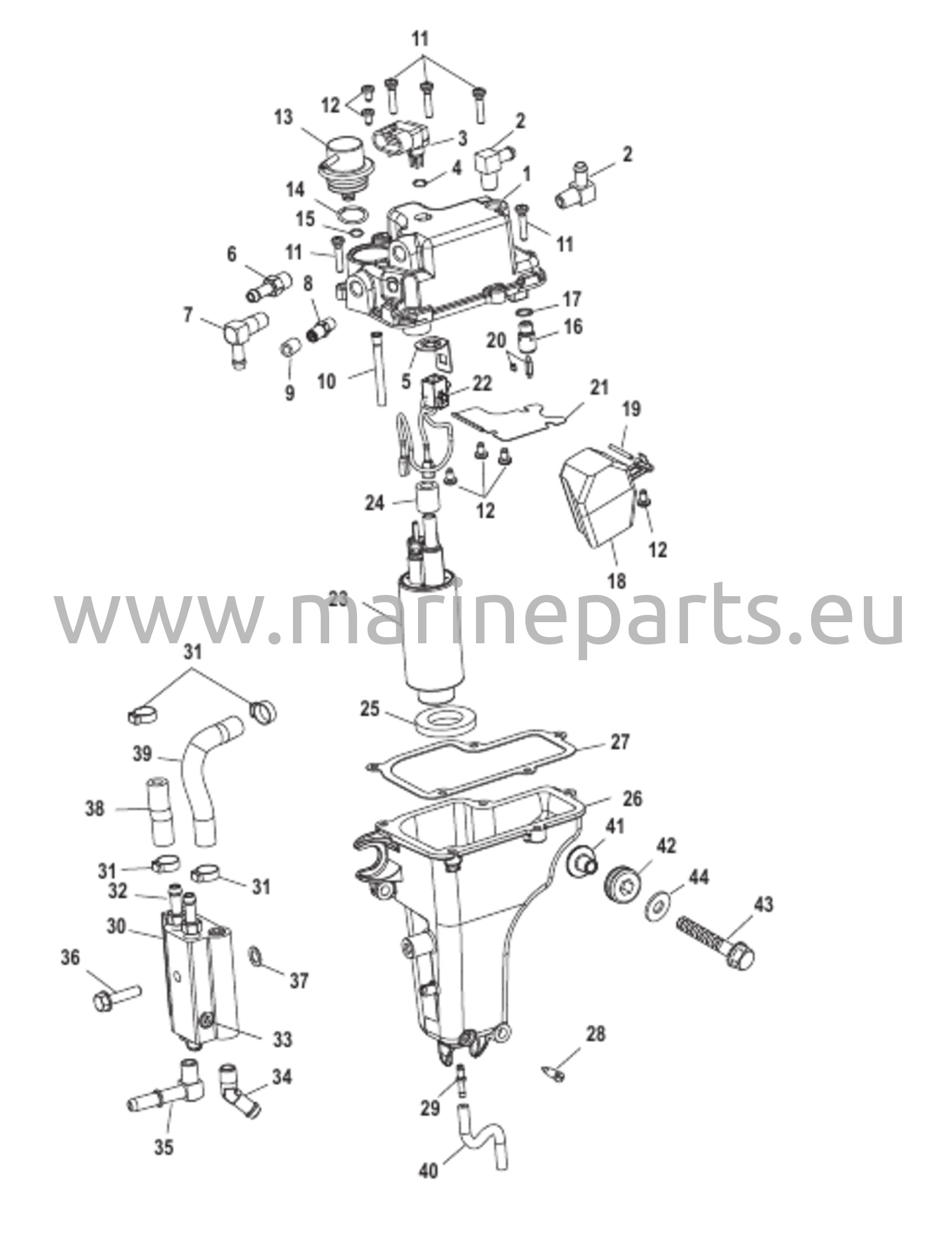Ångseparator (USA-1B036613/BEL-0P340241 och nedan)
