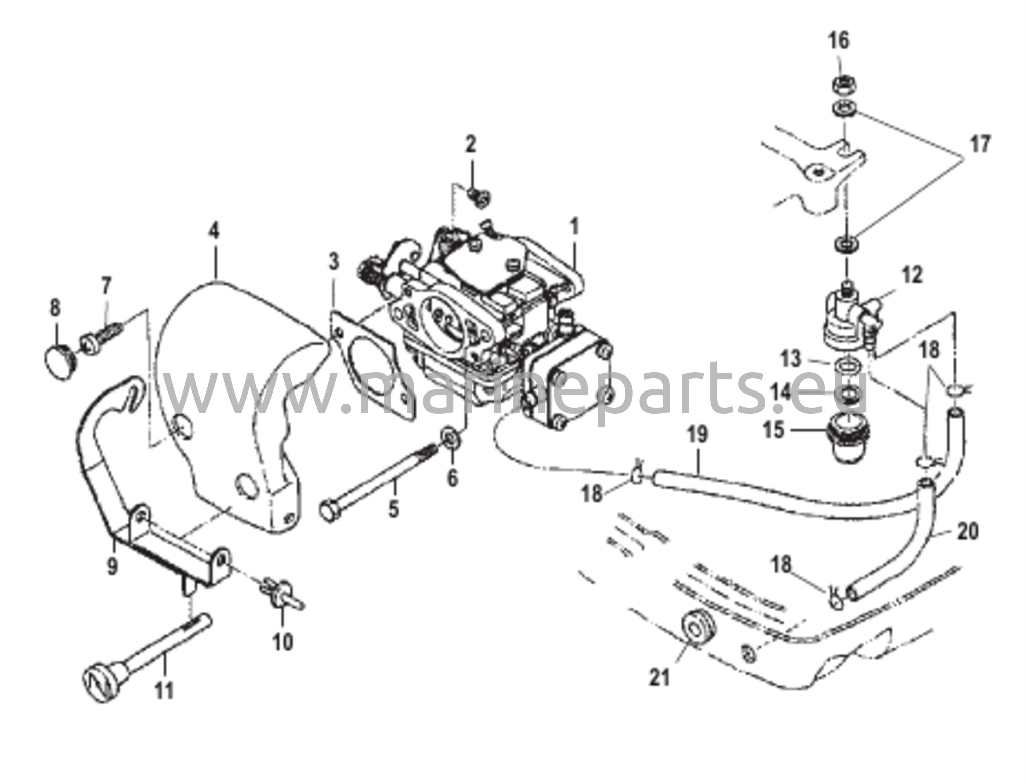 Ilmansuodatin ja polttoainelinjat