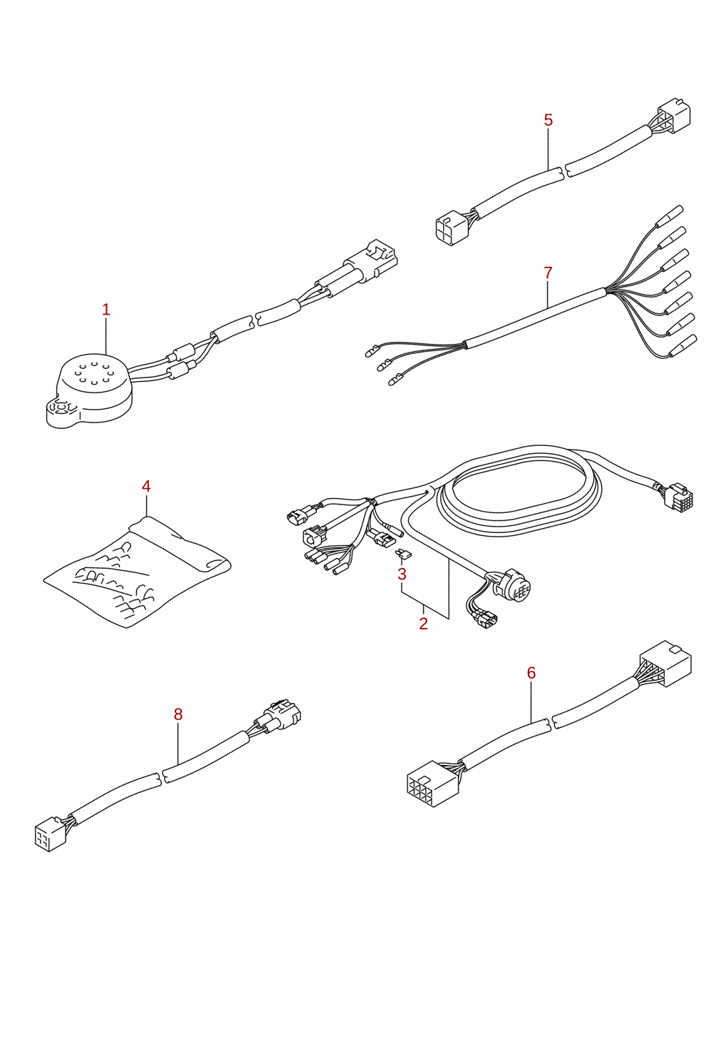 Harness (DF50AVTH, DF60ATH, DF60AVTH) (optional)