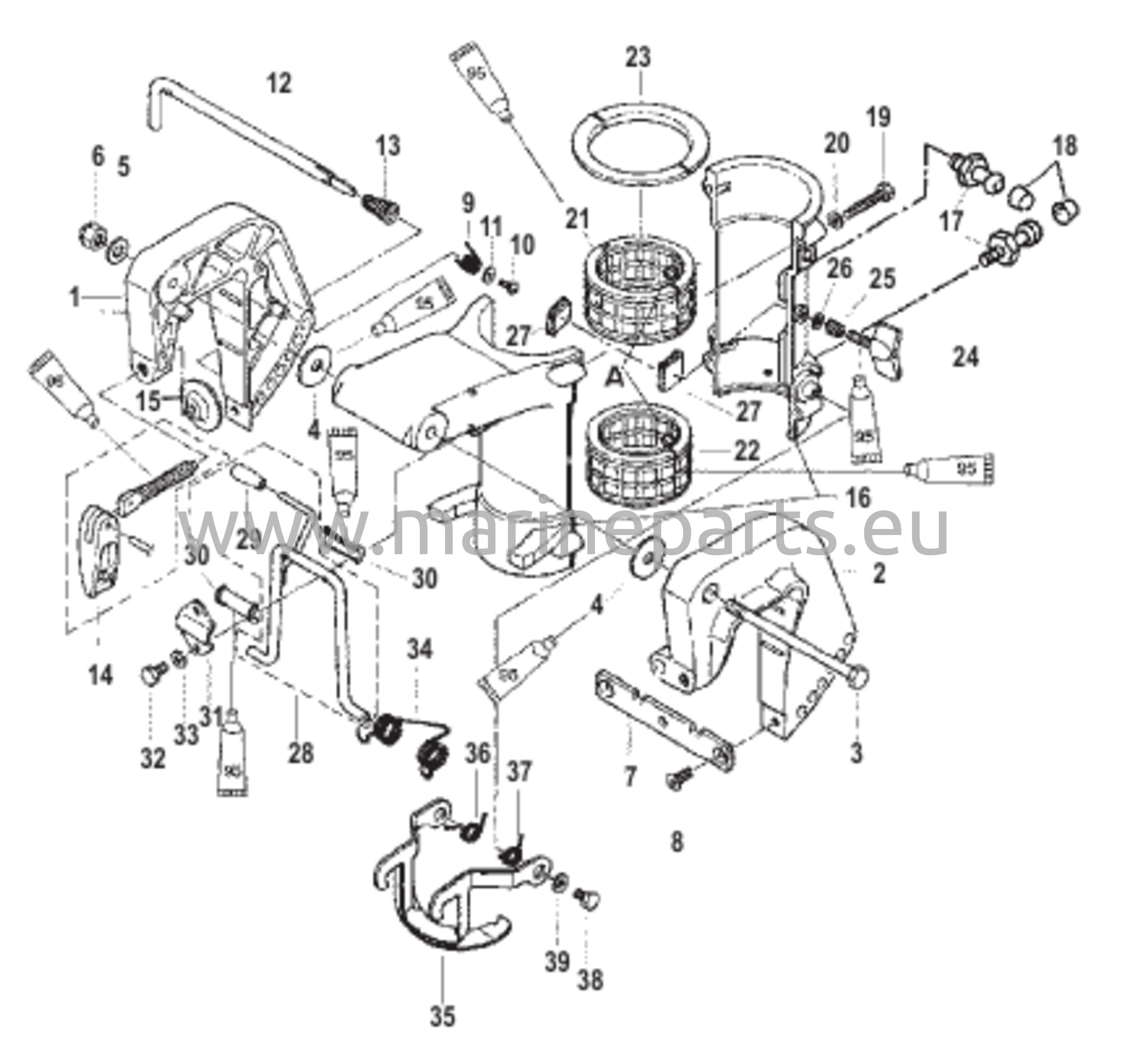 Puristus- ja kääntyvät kiinnikkeet
