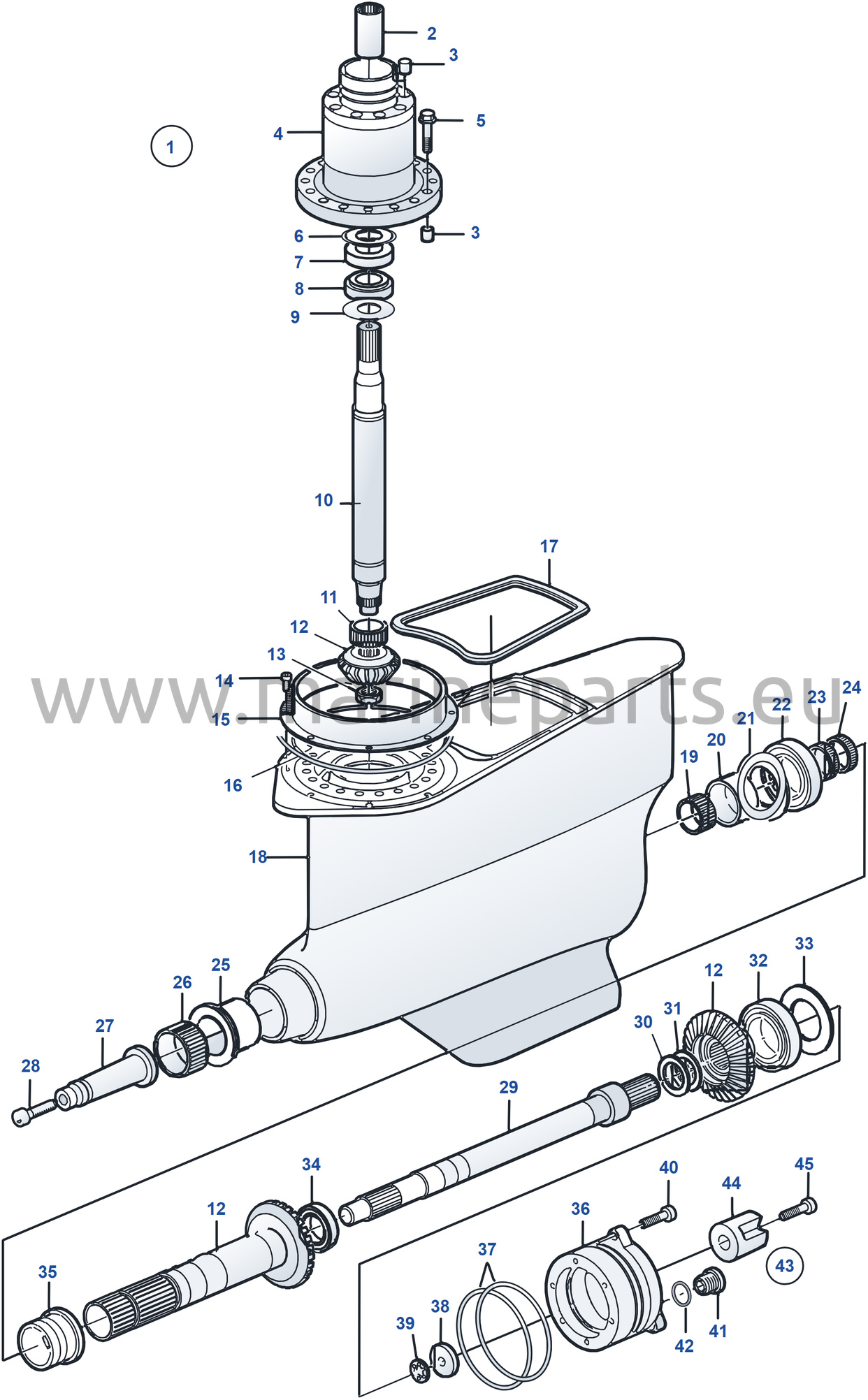 Lower Gear Unit