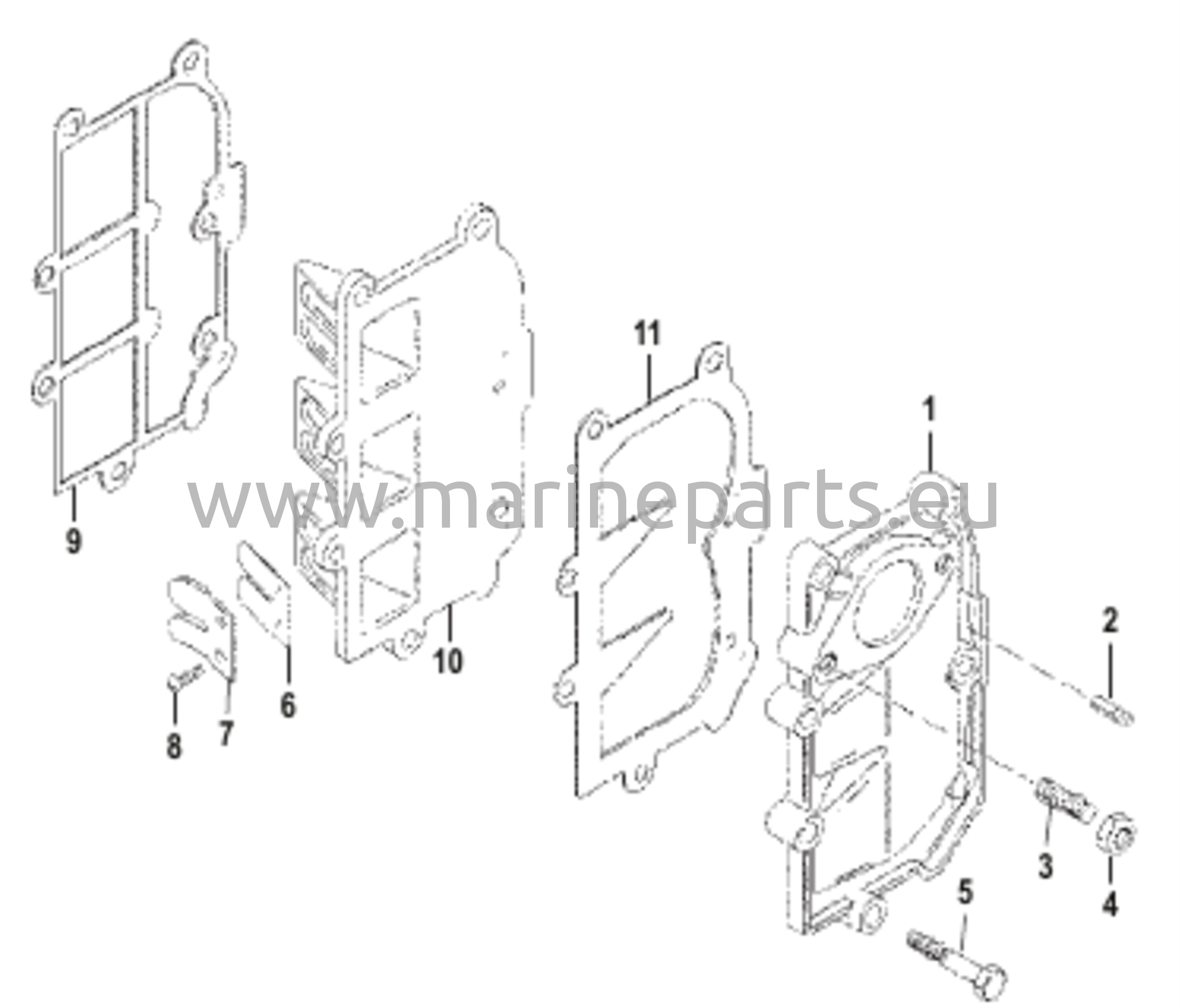 Reed Plate / Manifold Assembly 