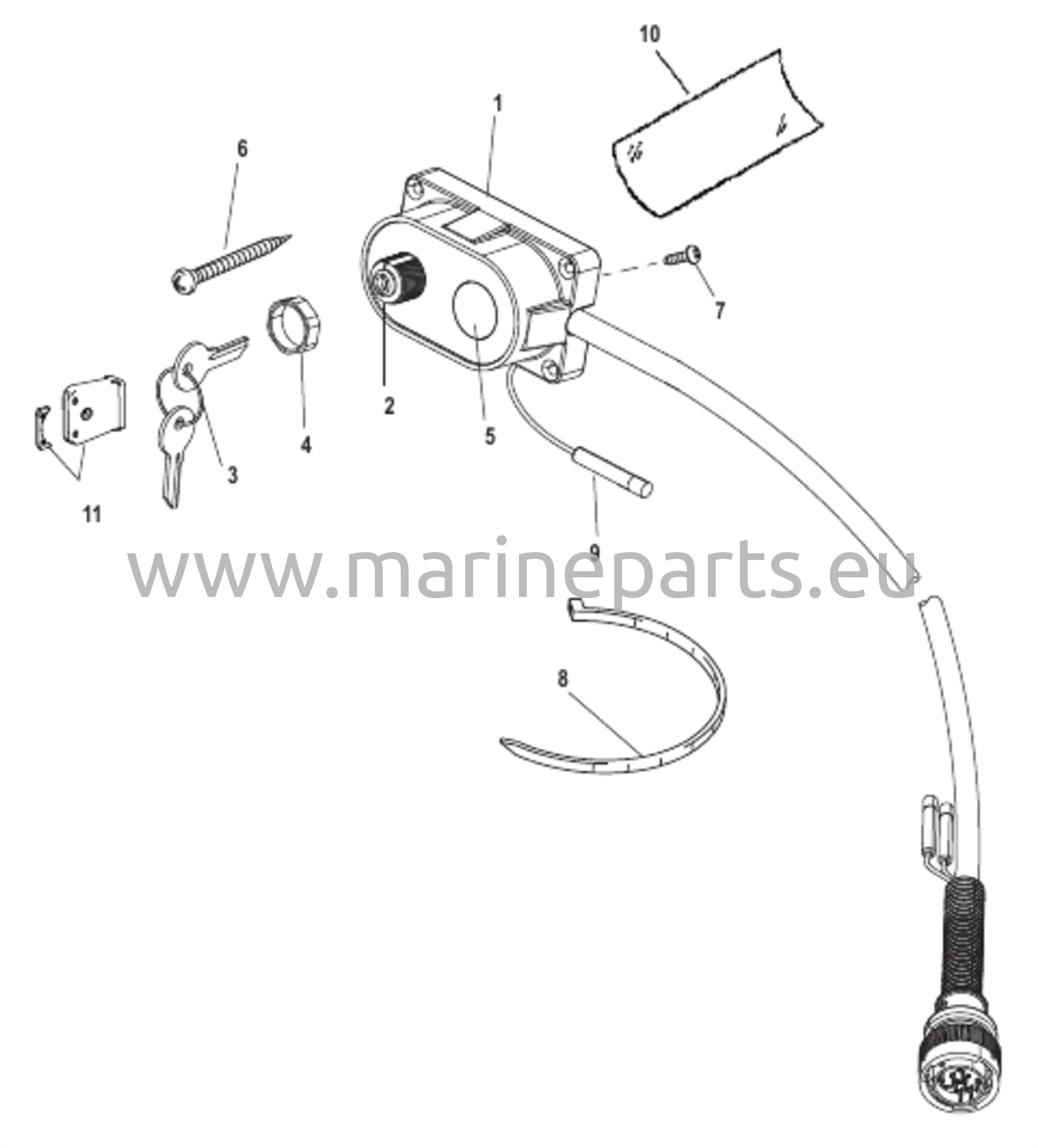 Avain, kuristin ja torvikitti 15000A14