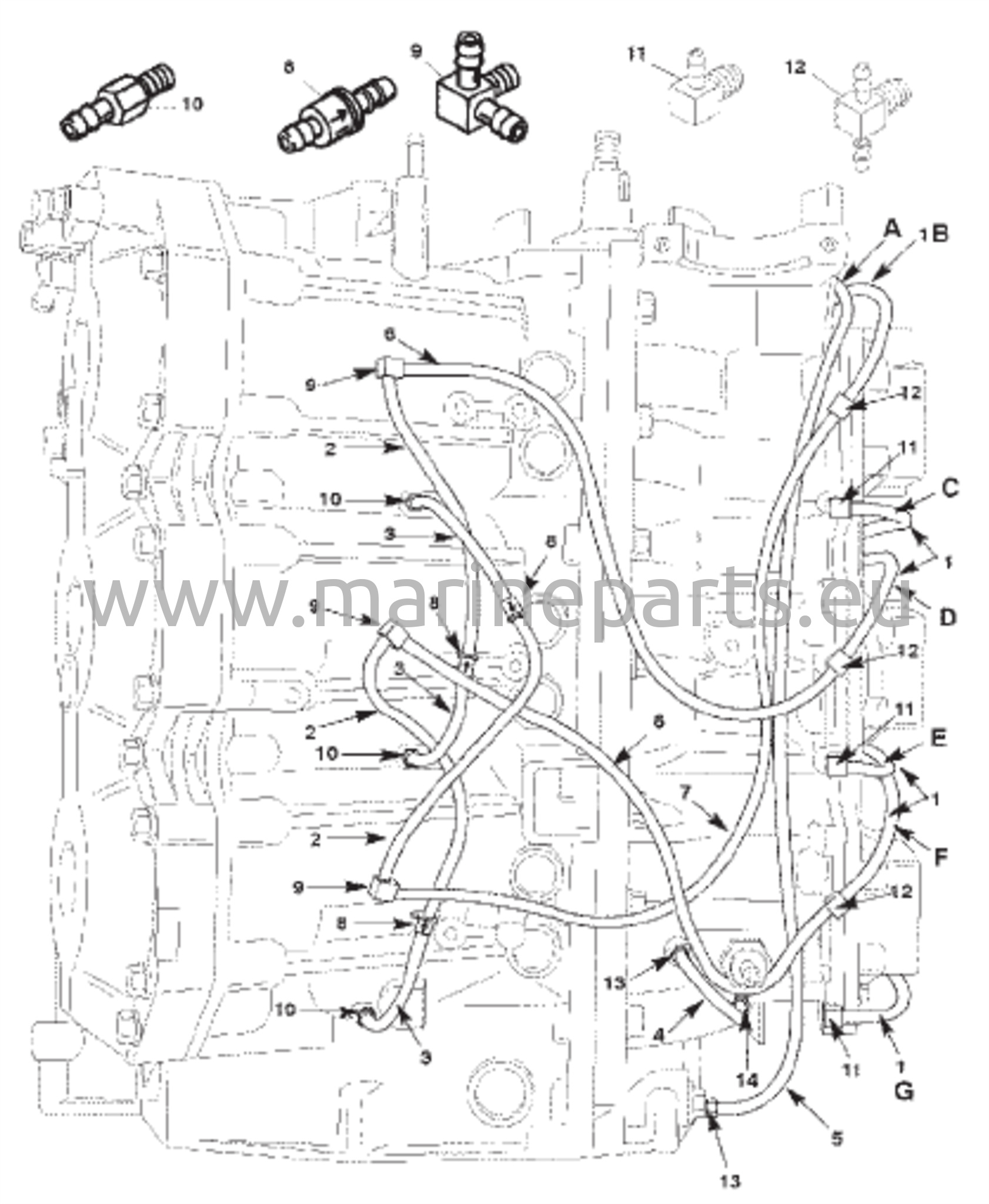 Ilmanpoistojärjestelmä (oikea puoli)