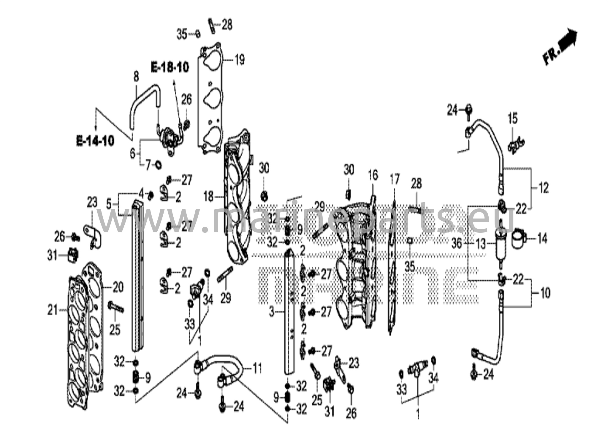 Bränsleledning/injektor