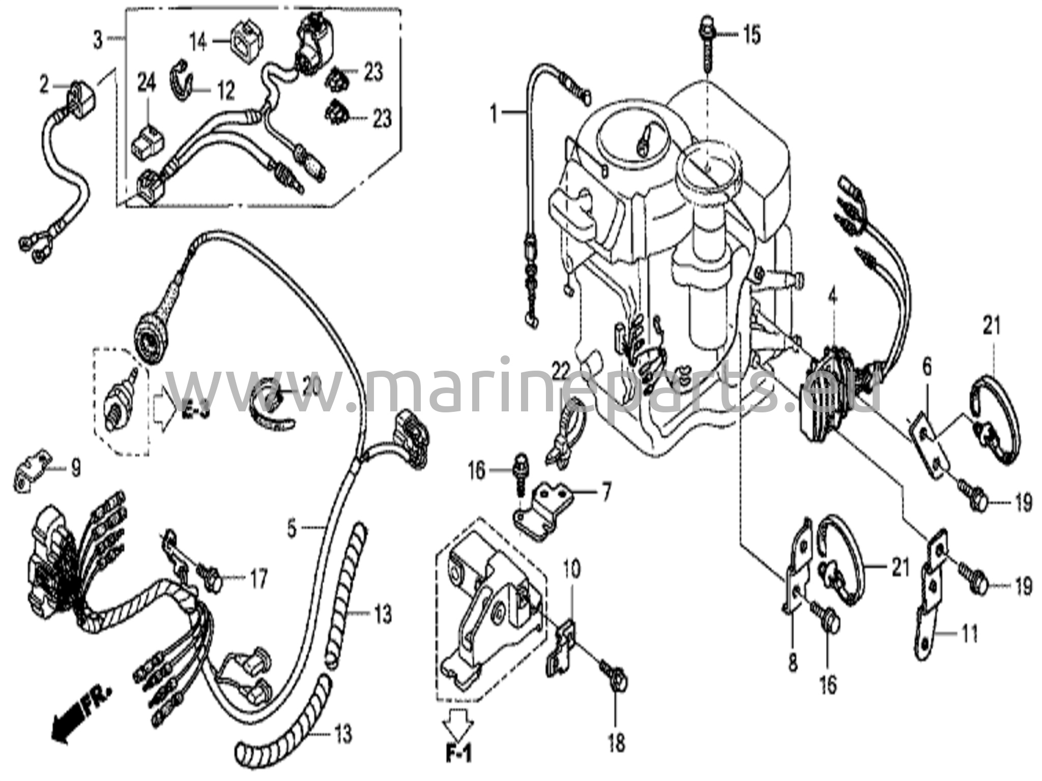 Ledningssats (laddningsspole 6A)