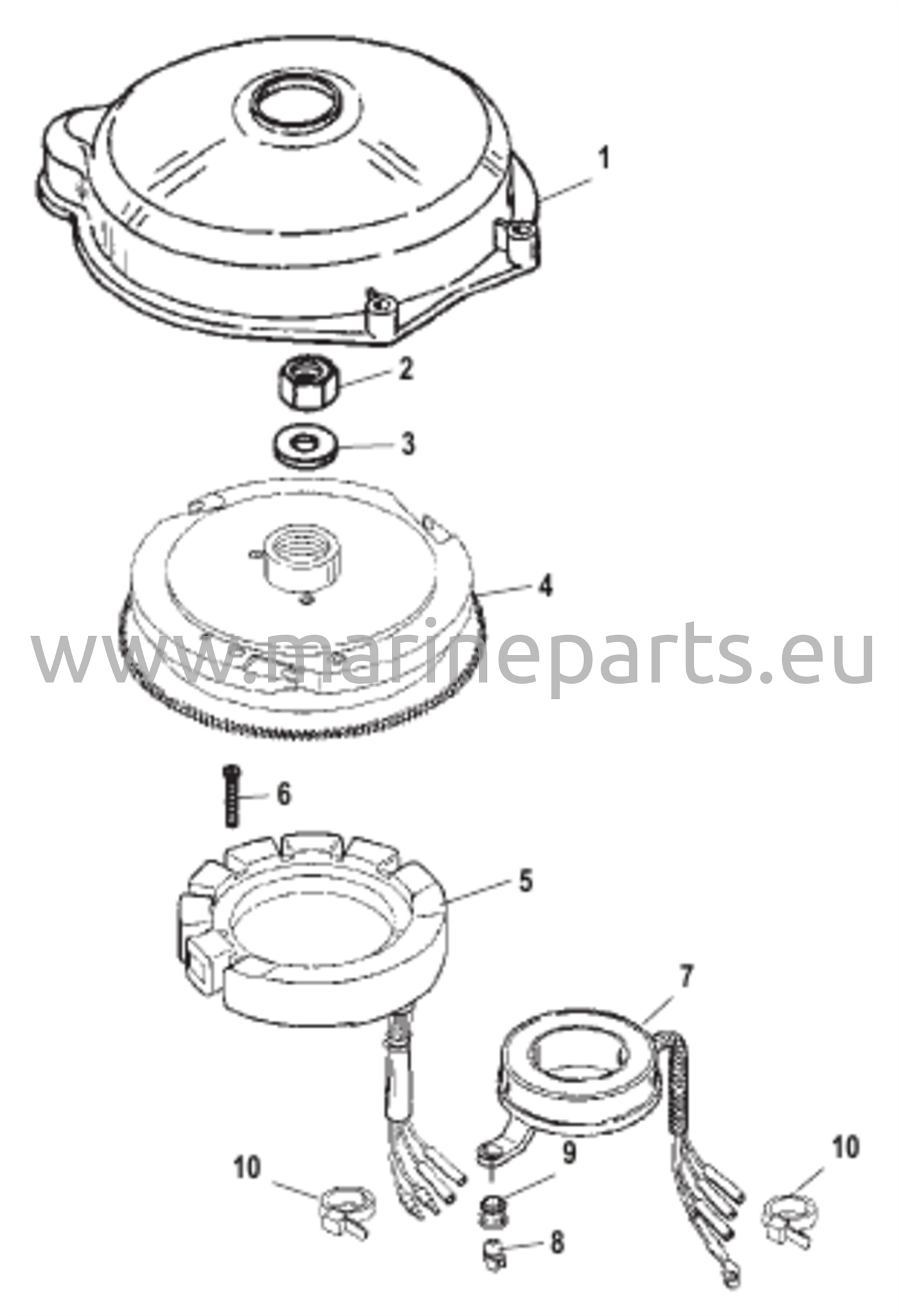 Flywheel and Stator (Electric) 