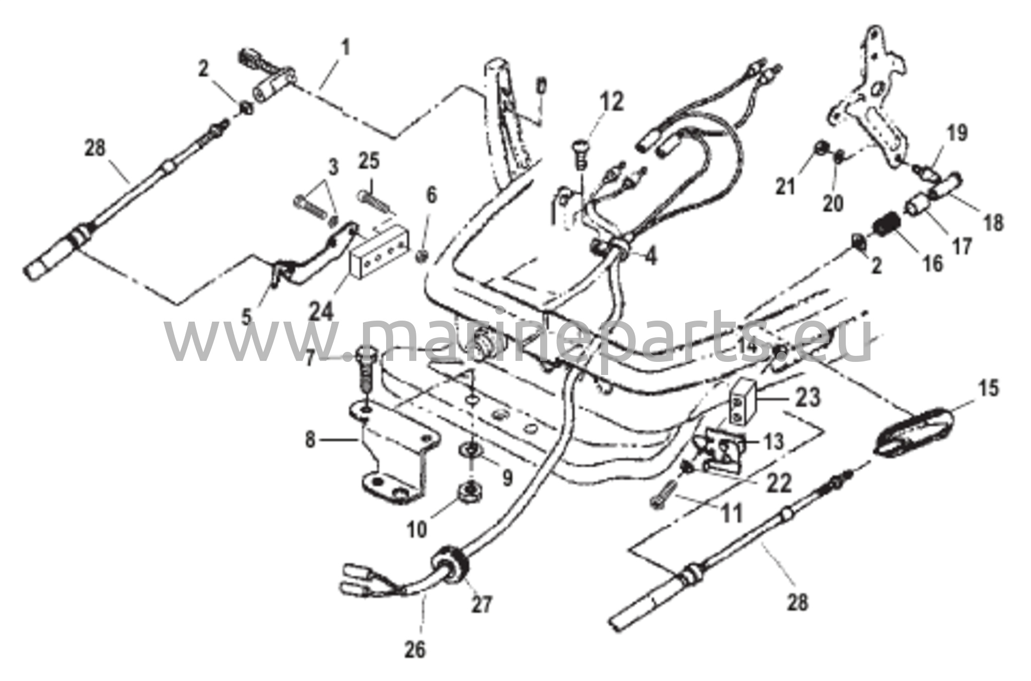 Kaukosäätimen kiinnityssarja
