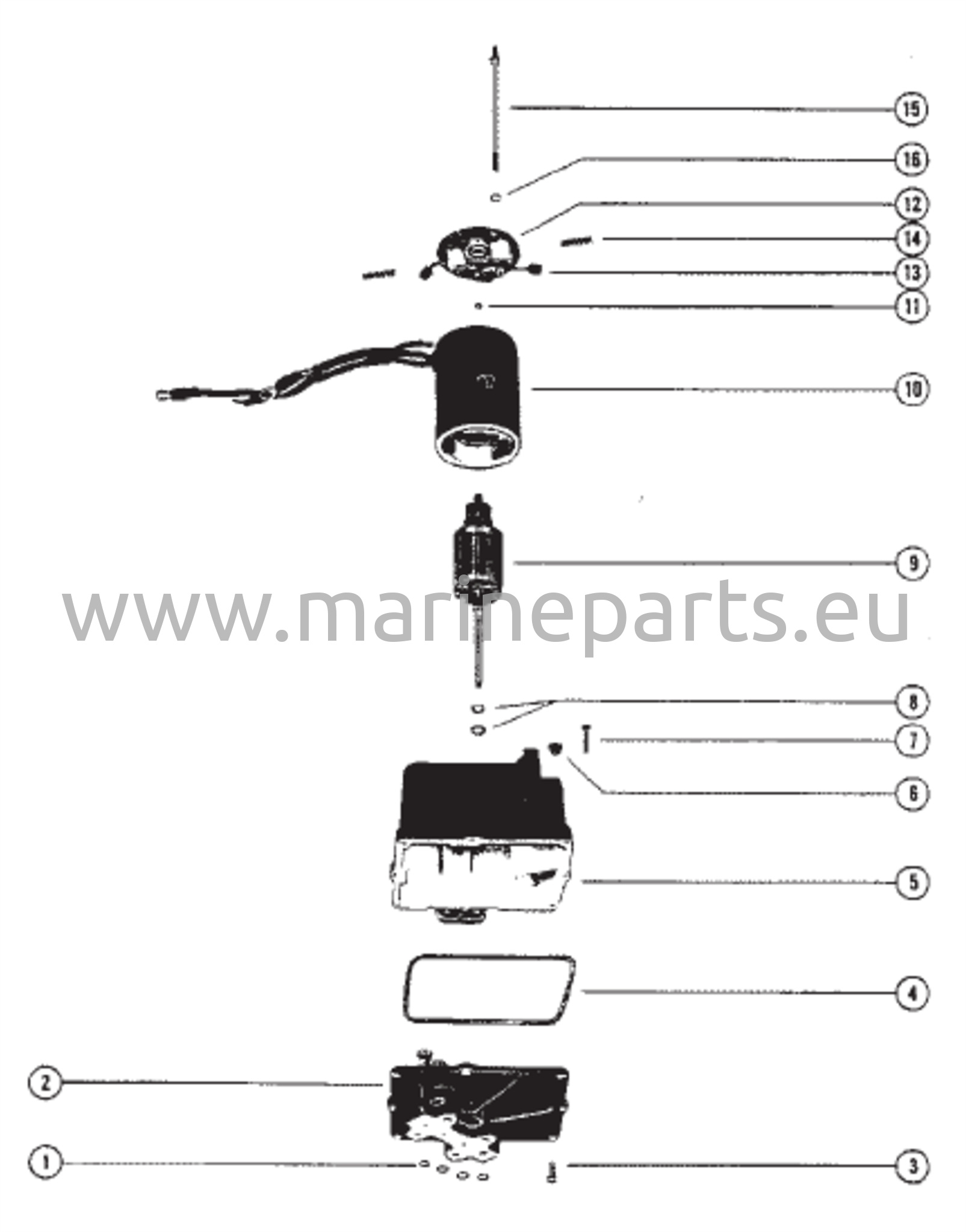 Hydraulipumppu (S/N-Mercury-5363917 ja alle)