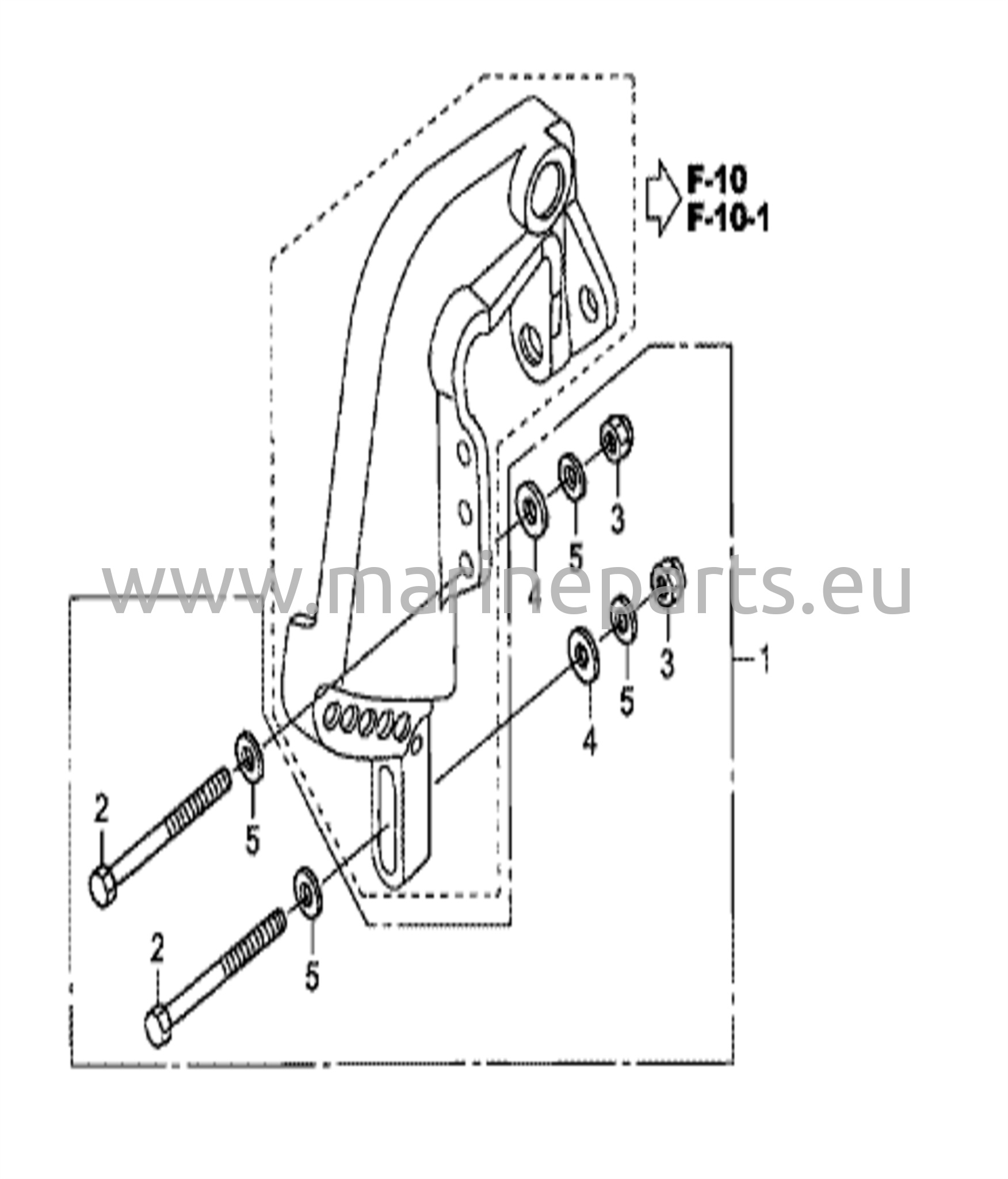 Utombordsmotor installationskit