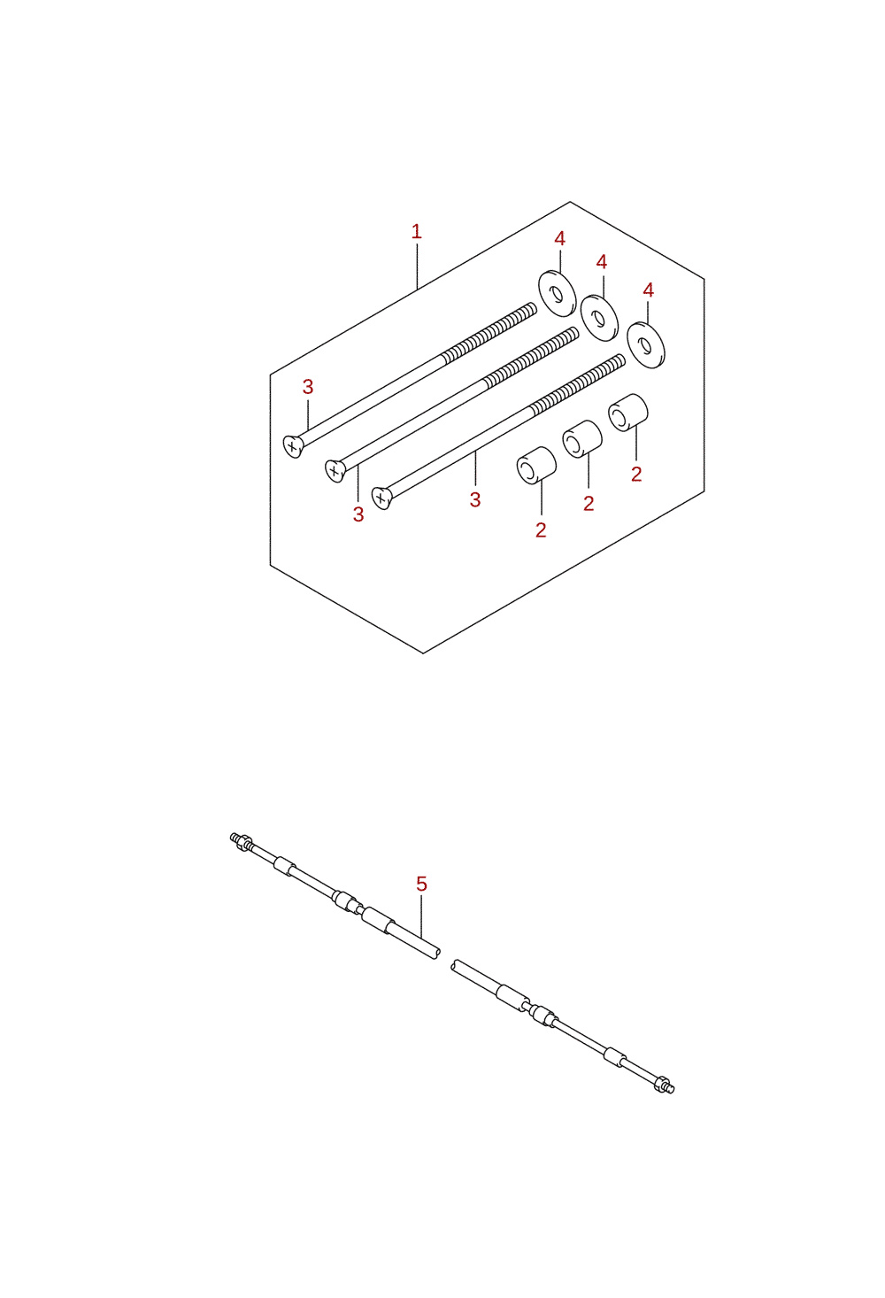 Fernschaltzug (optional)