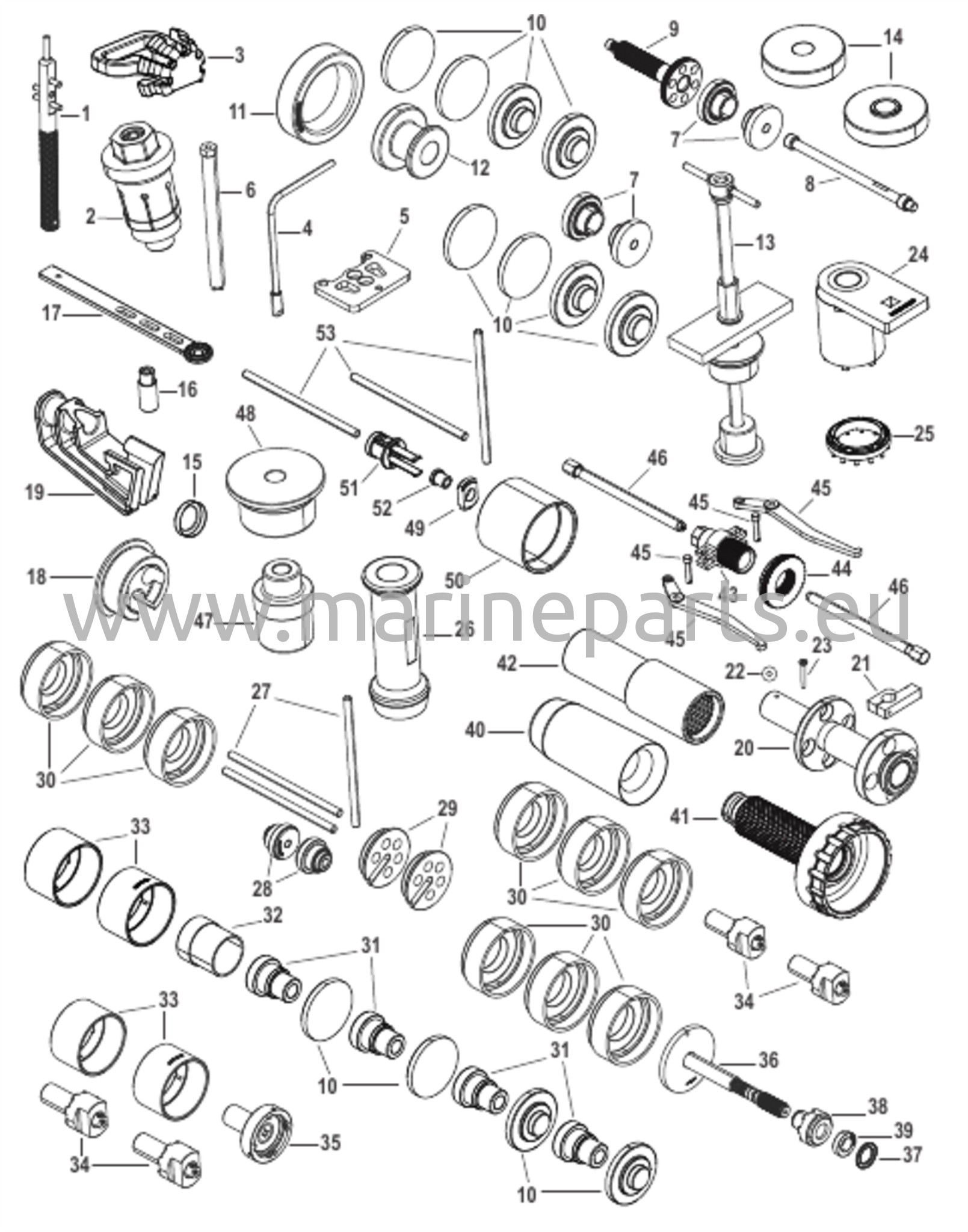 Työkalut Vaihteiston kotelo