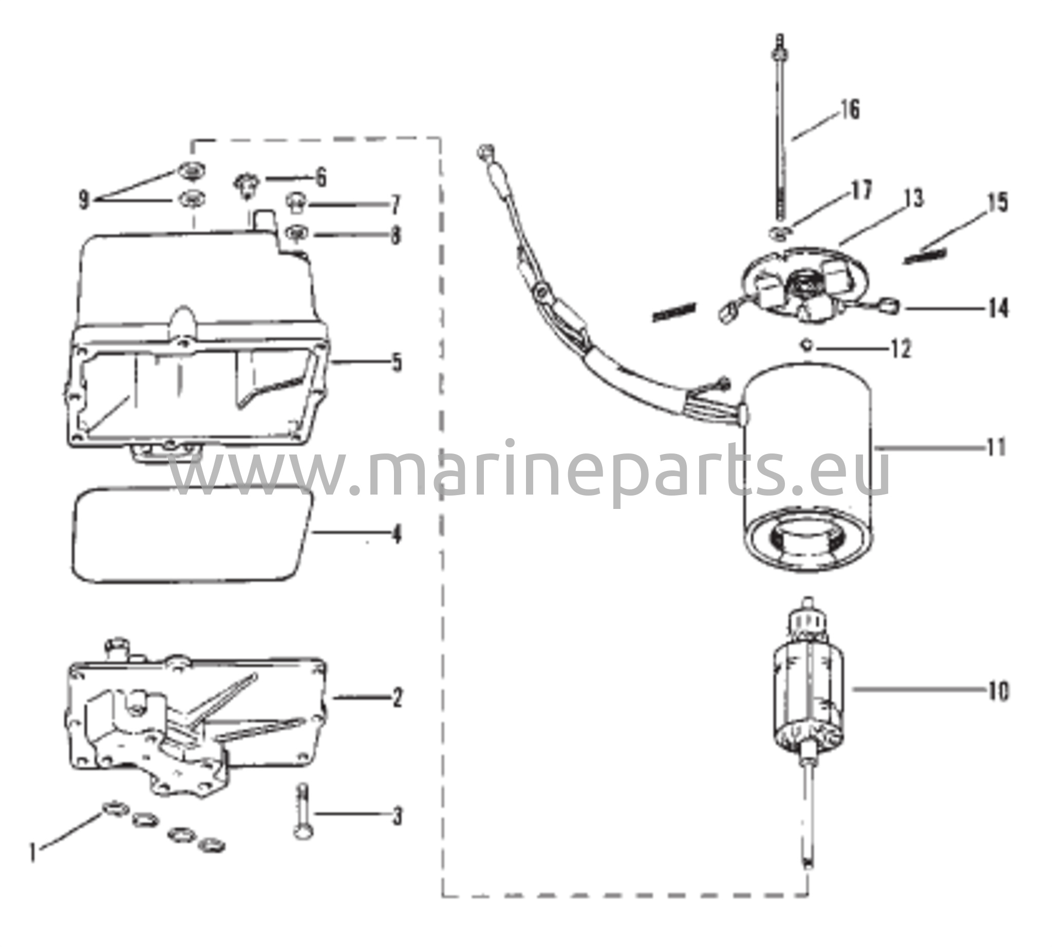 Hydraulic Pump Assembly (Metal Reservoir) 