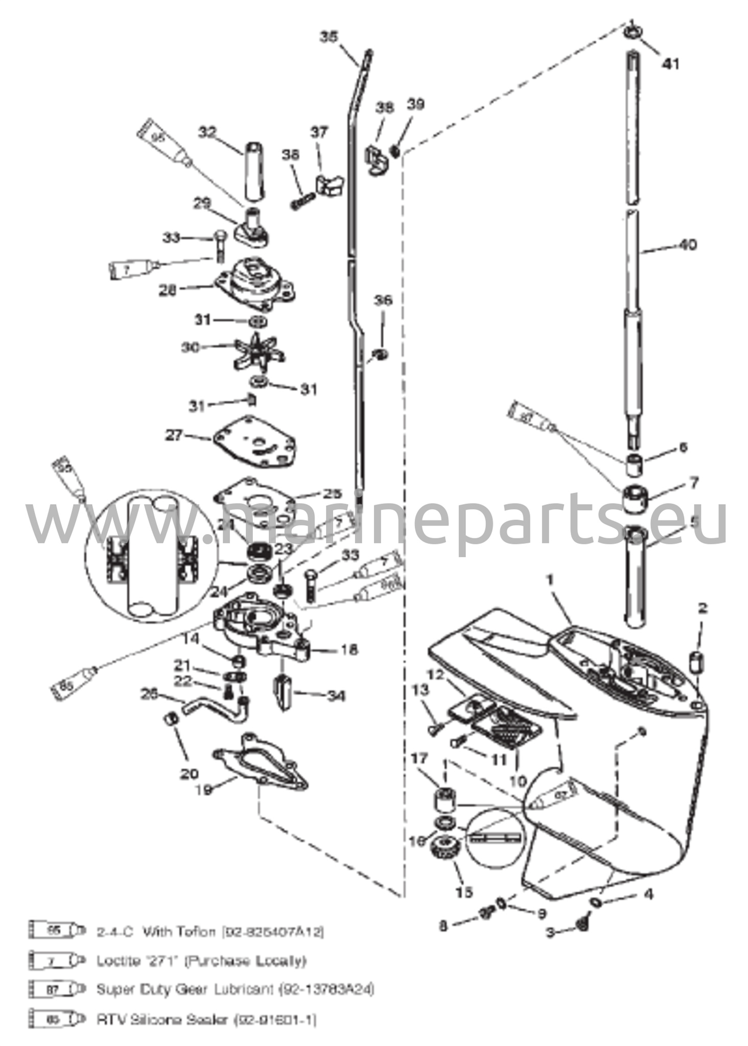 Vaihteiston kotelo (voimansiirtoakseli)