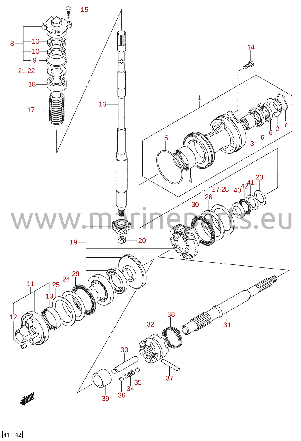 Transmission (DF115AZ, DF140AZ)