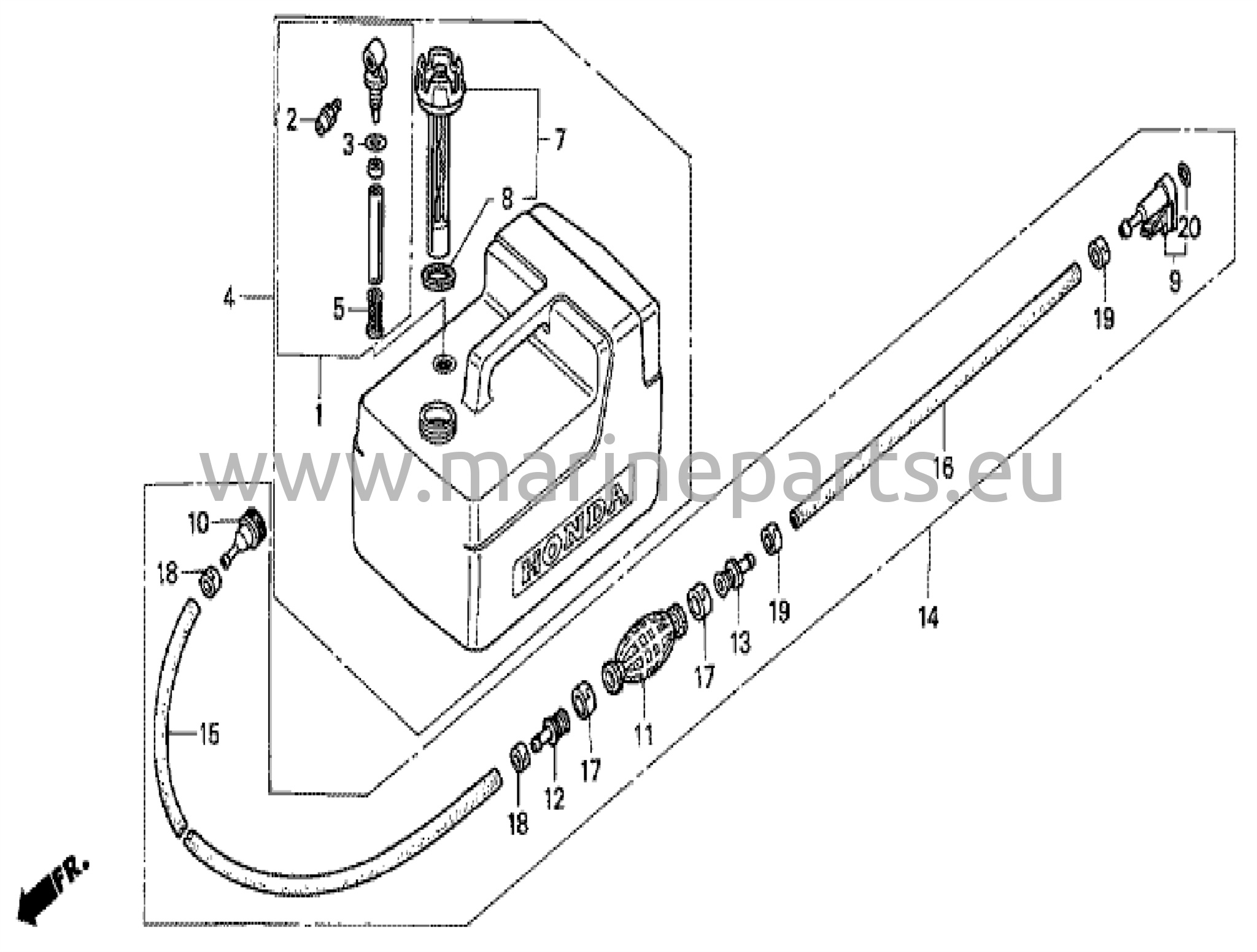 Bränsletank, extern