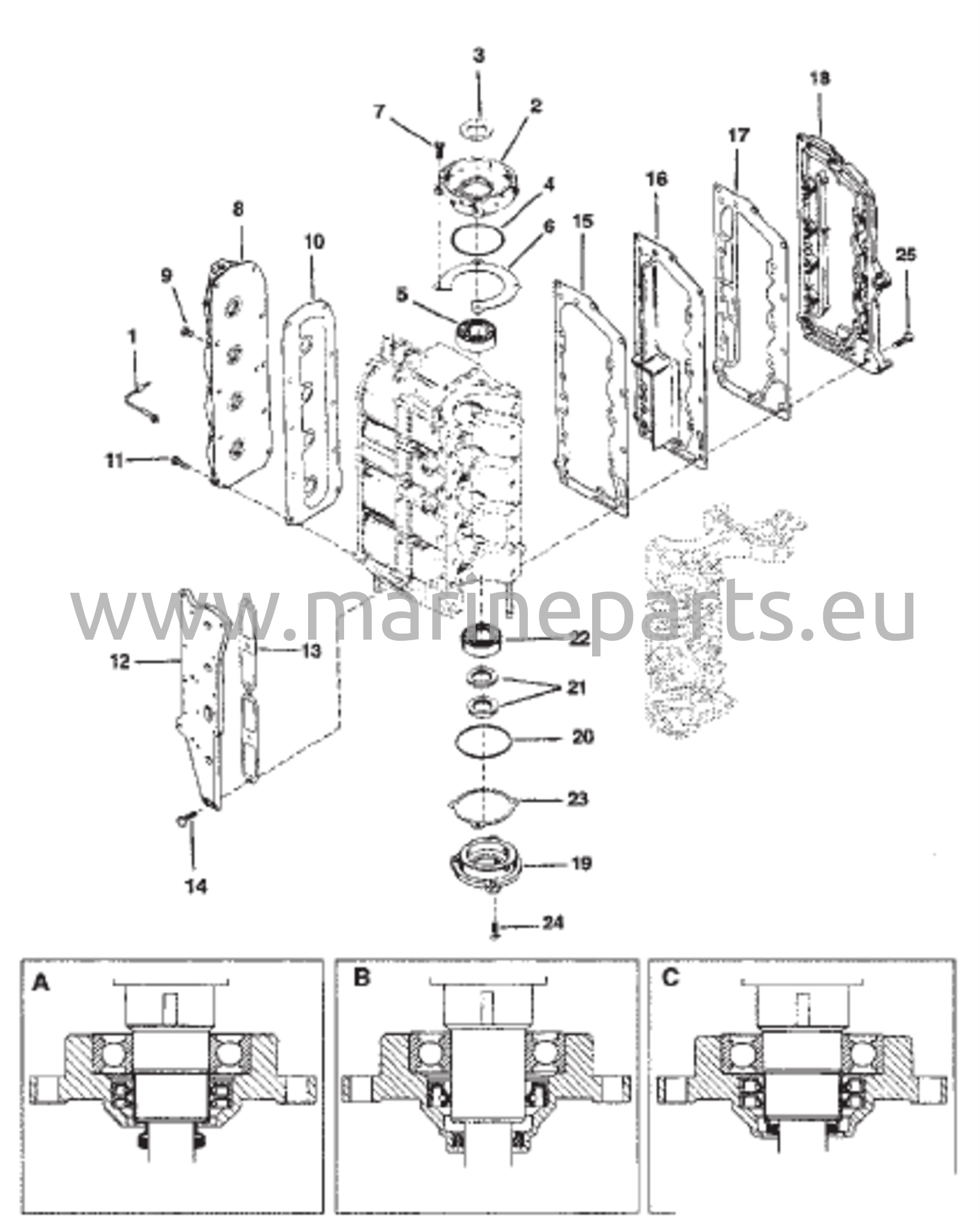 Päätykappaleet ja pakoputken suojus