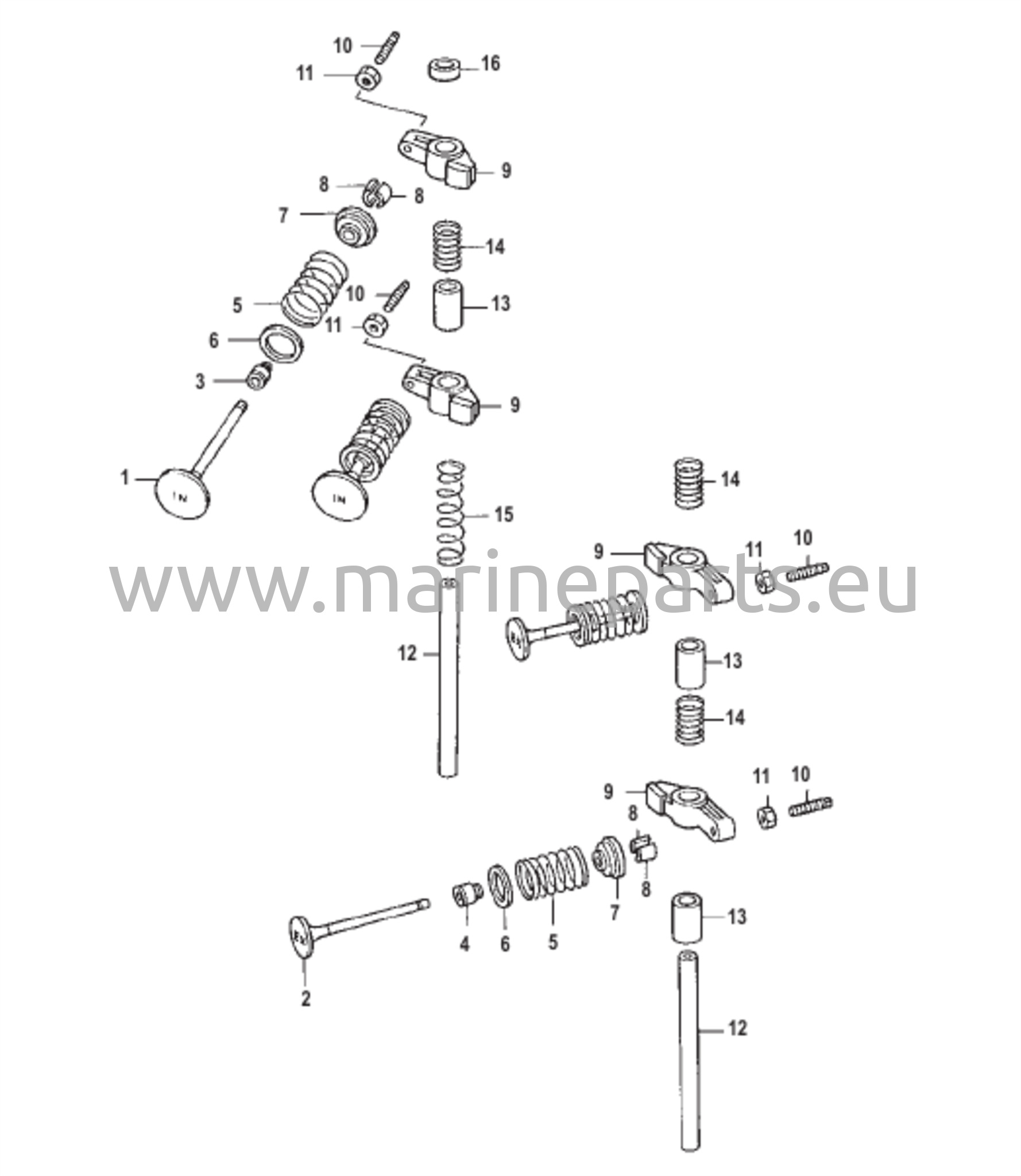 Sissevõtuventiil ja väljalaskventiil
