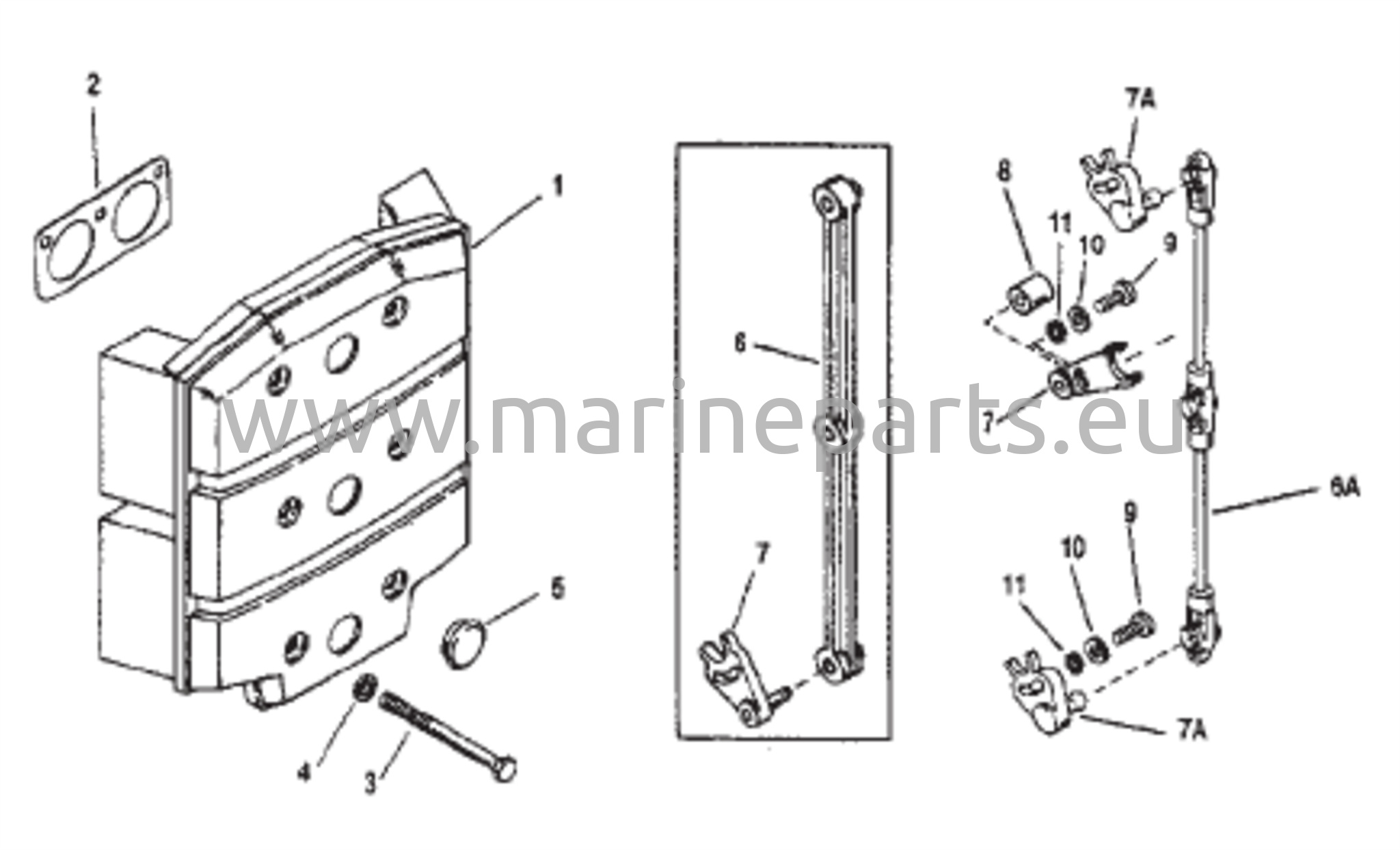 Choke Plate and Throttle Levers 