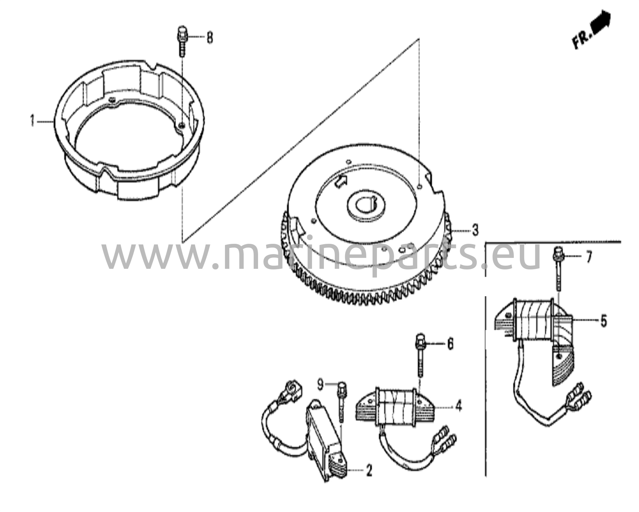Svänghjul/tändspole