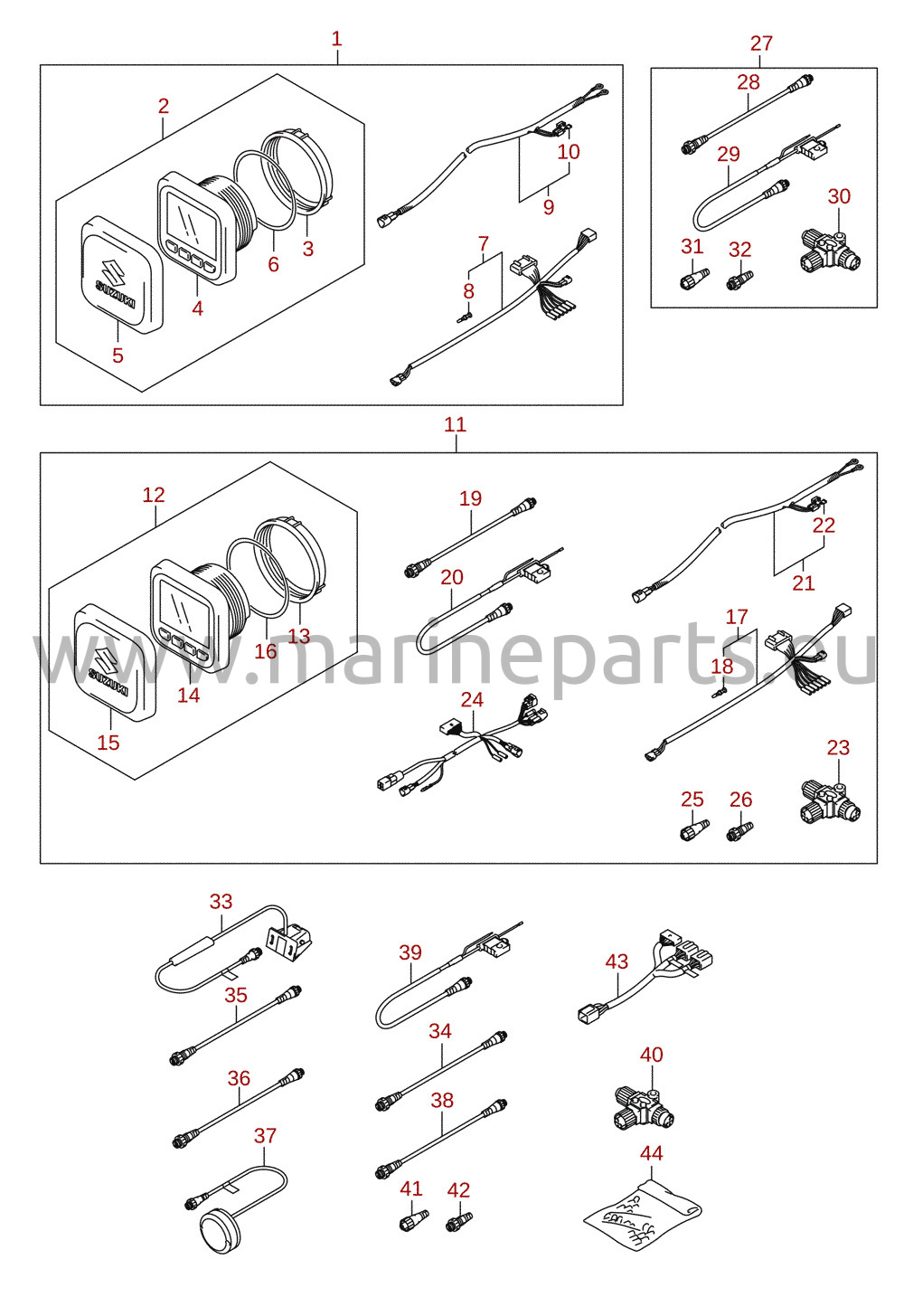 Multi function gauge (optional)
