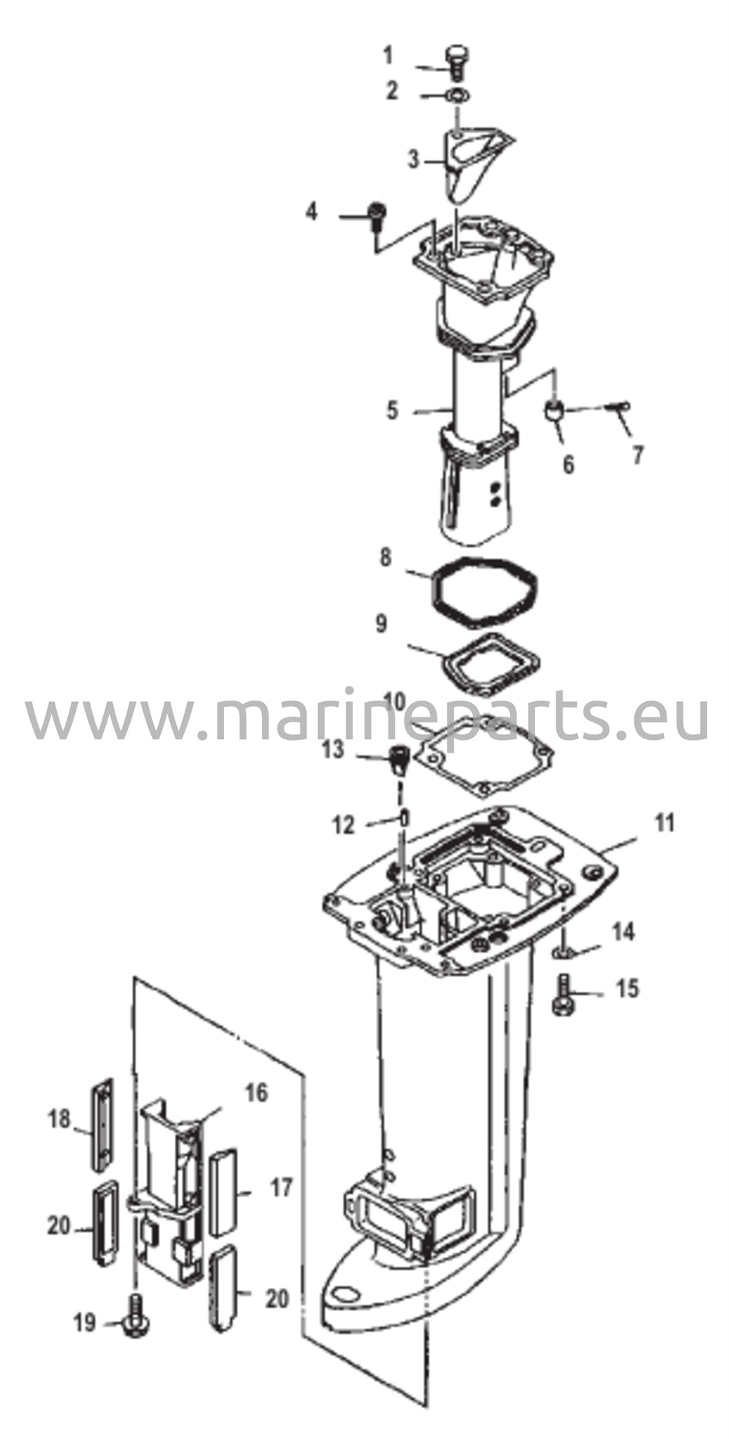 Voimansiirron akselikotelo