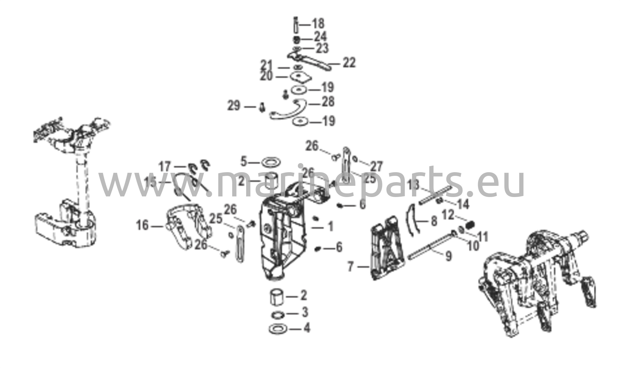 Svängfäste Manuellt Tilt